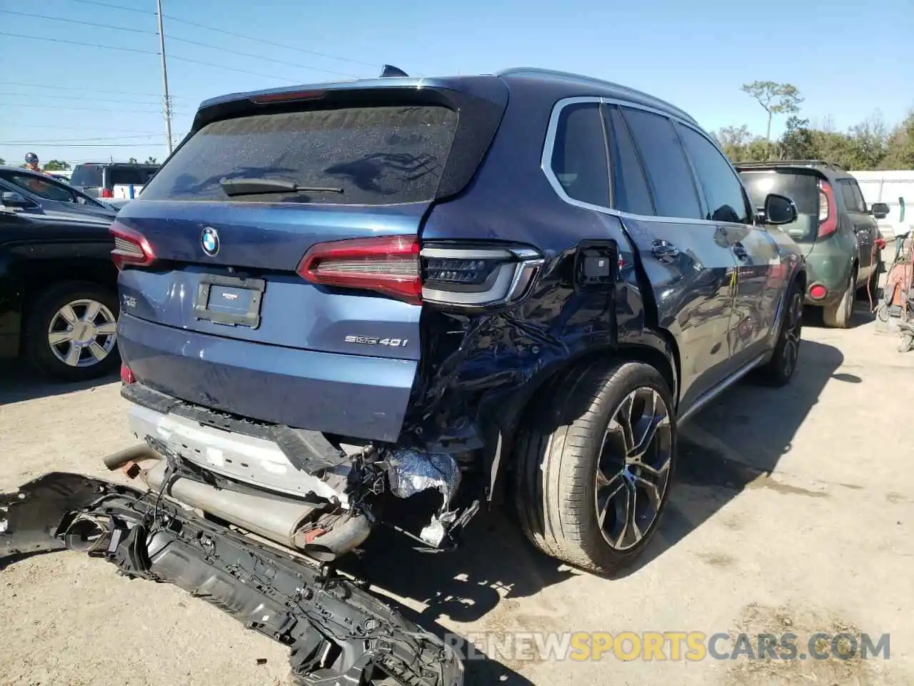 4 Фотография поврежденного автомобиля 5UXCR4C03L9B44634 BMW X5 2020