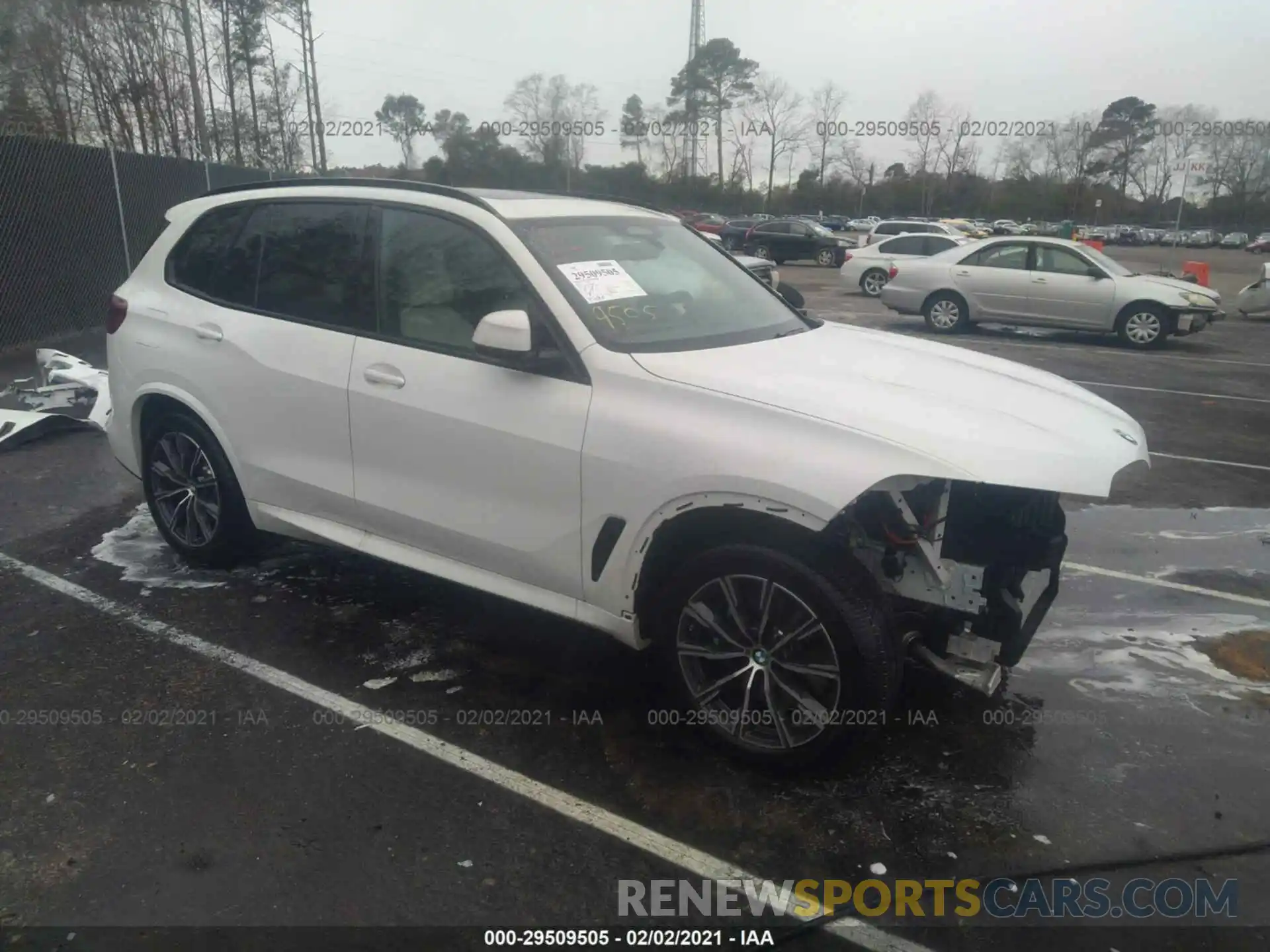 1 Photograph of a damaged car 5UXCR4C03L9B61627 BMW X5 2020