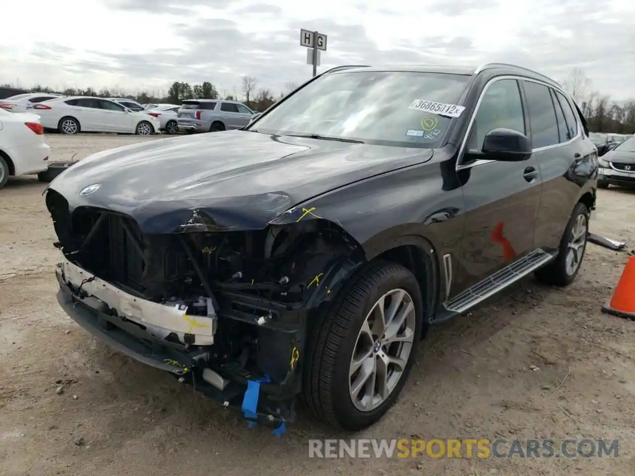 2 Фотография поврежденного автомобиля 5UXCR4C03LLW64185 BMW X5 2020