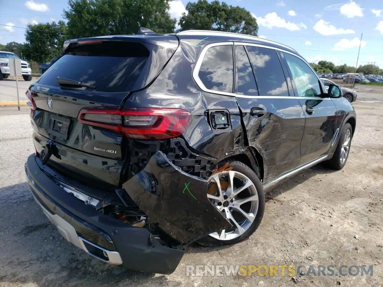 4 Фотография поврежденного автомобиля 5UXCR4C04L9D57334 BMW X5 2020