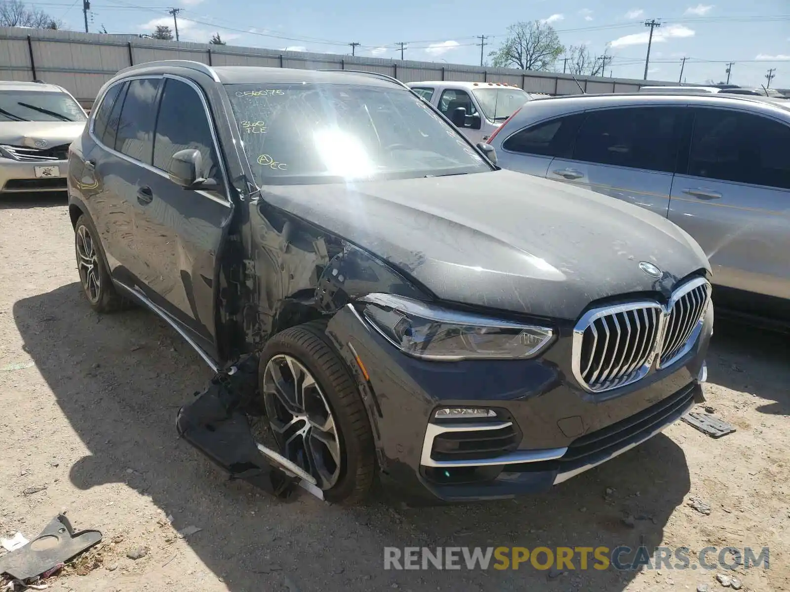 1 Photograph of a damaged car 5UXCR4C05L9C56075 BMW X5 2020