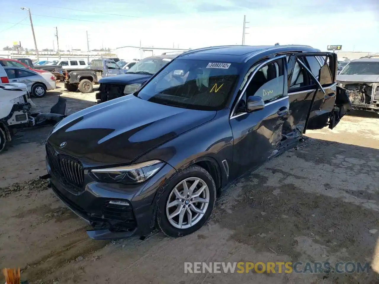 2 Photograph of a damaged car 5UXCR4C06L9B15841 BMW X5 2020