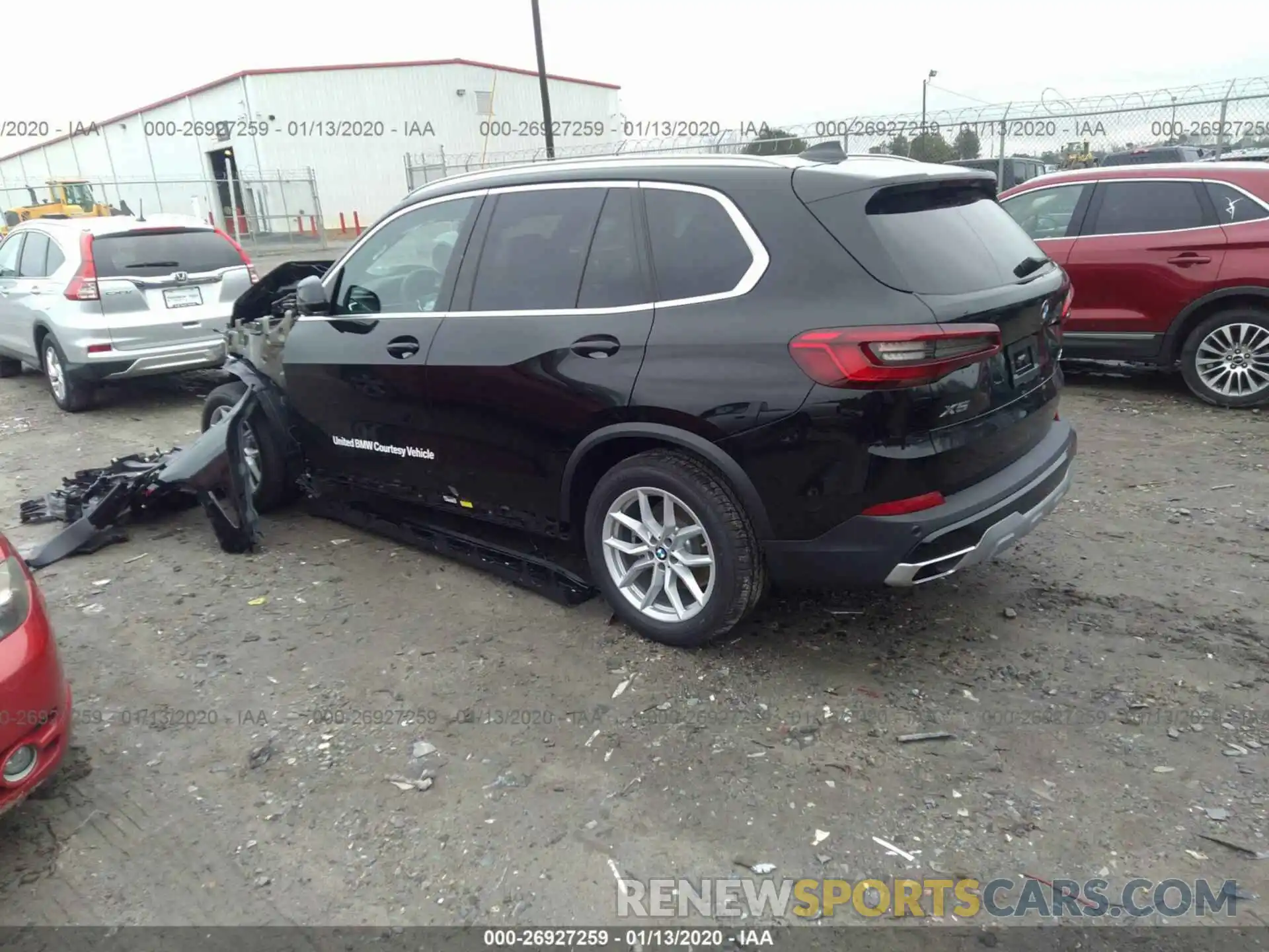 3 Фотография поврежденного автомобиля 5UXCR4C06LLE31209 BMW X5 2020