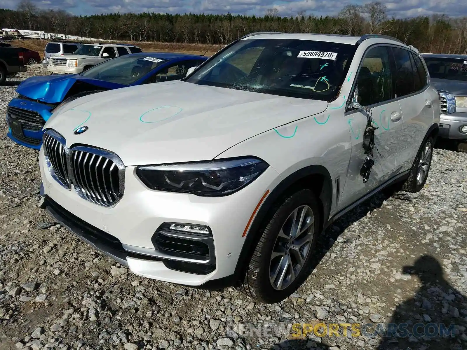 2 Photograph of a damaged car 5UXCR4C07L9C69216 BMW X5 2020