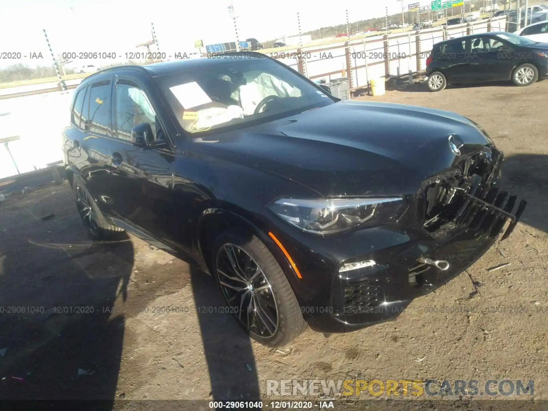 1 Photograph of a damaged car 5UXCR4C07LLW63542 BMW X5 2020