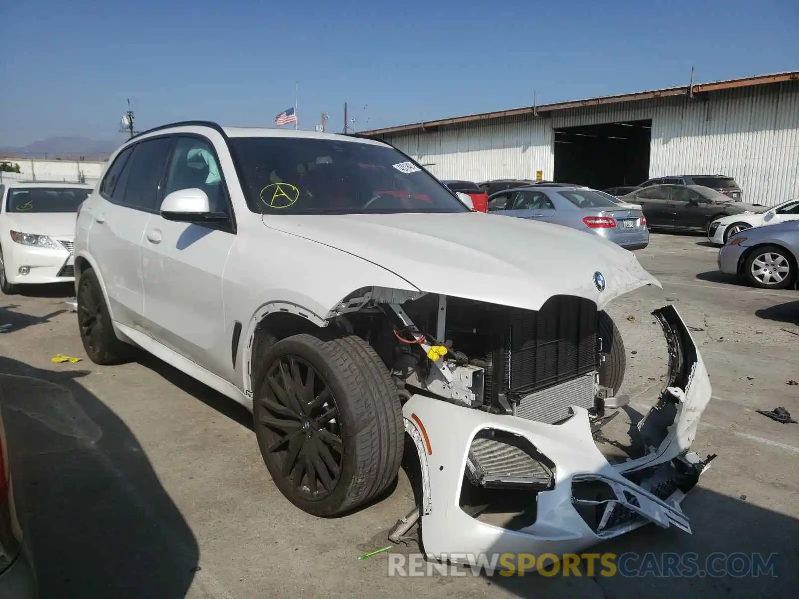 1 Photograph of a damaged car 5UXCR4C07LLW64562 BMW X5 2020