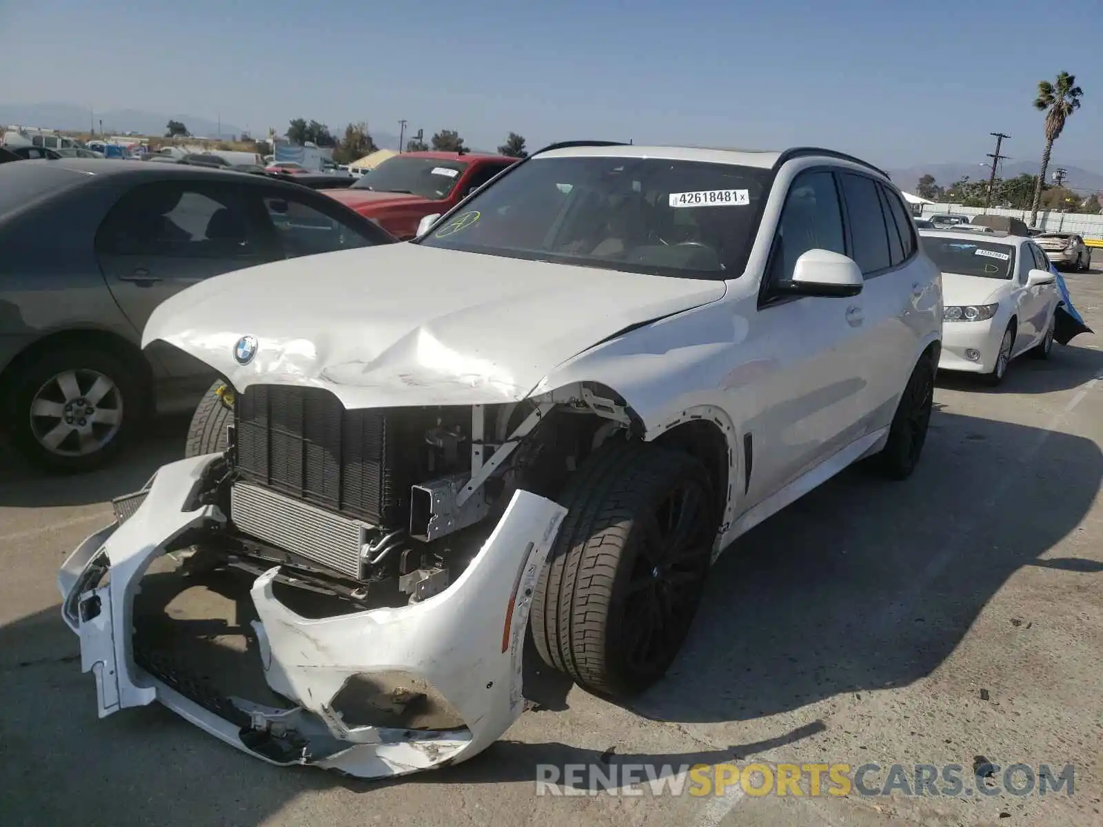 2 Photograph of a damaged car 5UXCR4C07LLW64562 BMW X5 2020