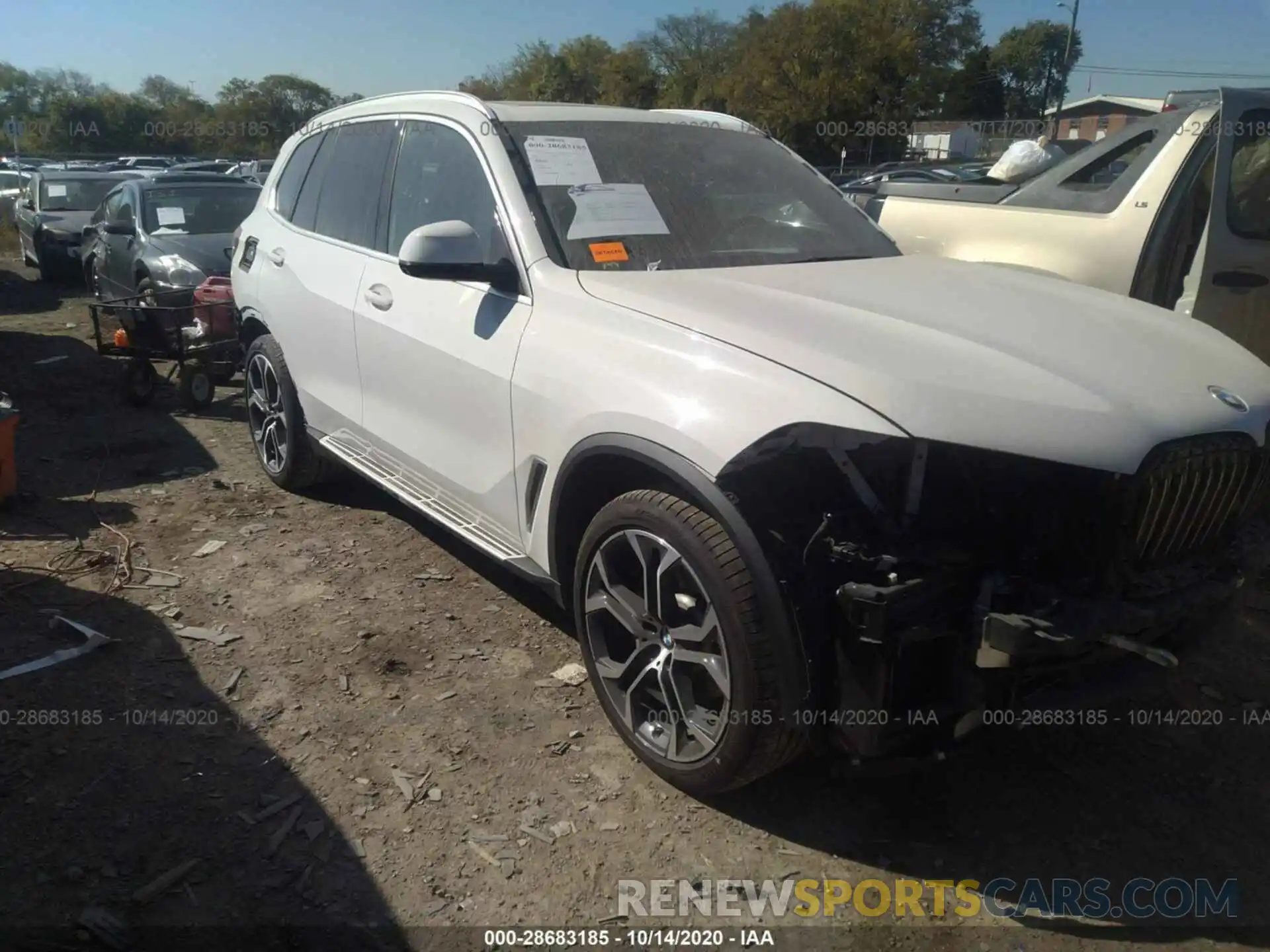 1 Photograph of a damaged car 5UXCR4C08L9B25917 BMW X5 2020