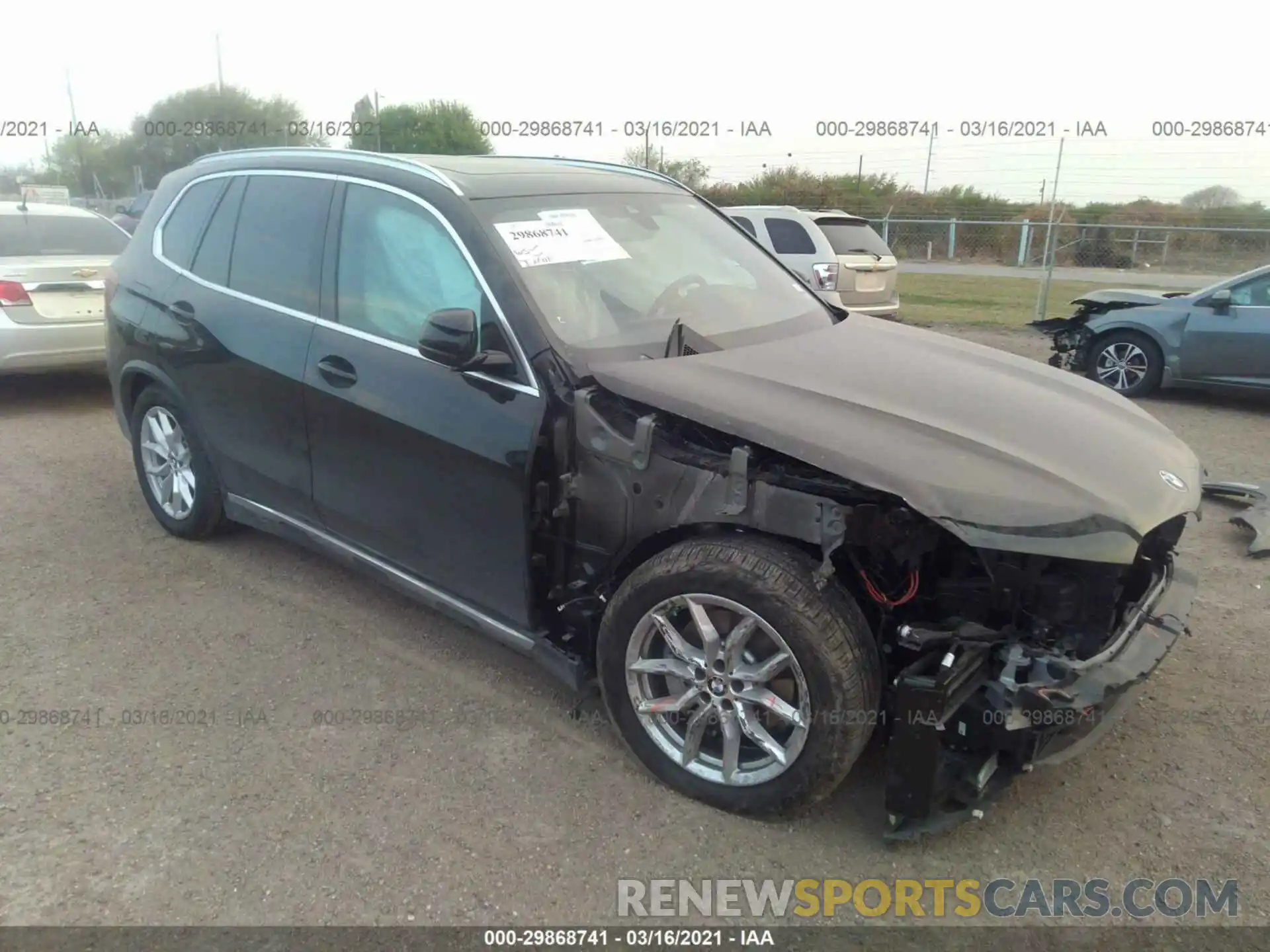 1 Photograph of a damaged car 5UXCR4C08LLE30496 BMW X5 2020