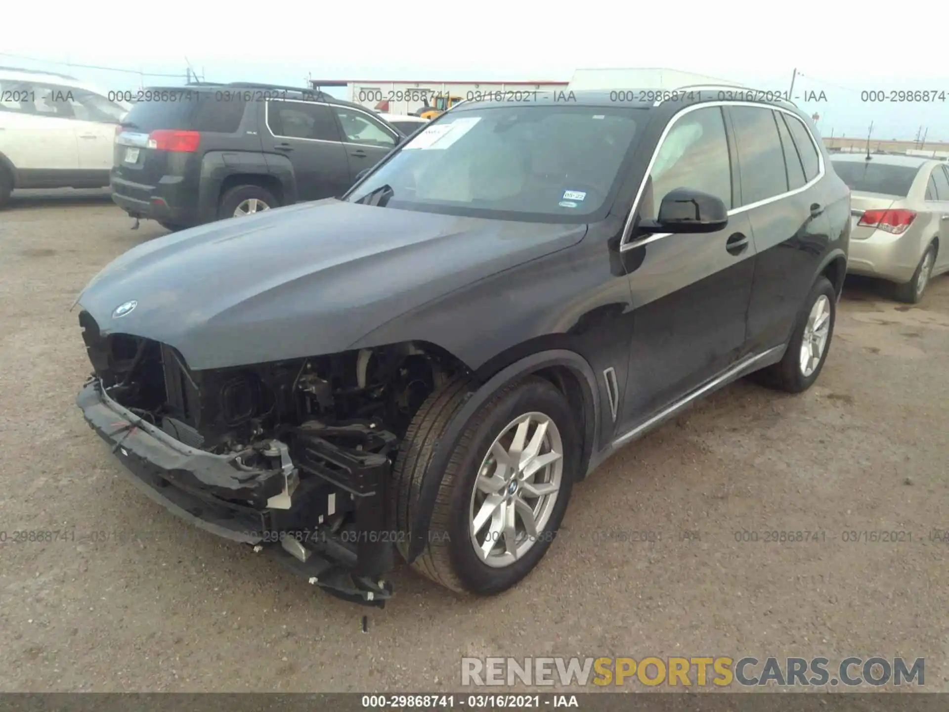 2 Фотография поврежденного автомобиля 5UXCR4C08LLE30496 BMW X5 2020