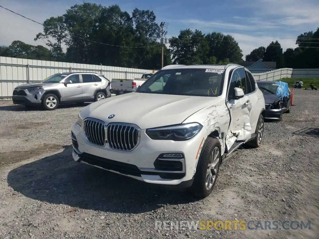 2 Photograph of a damaged car 5UXCR4C08LLE30854 BMW X5 2020