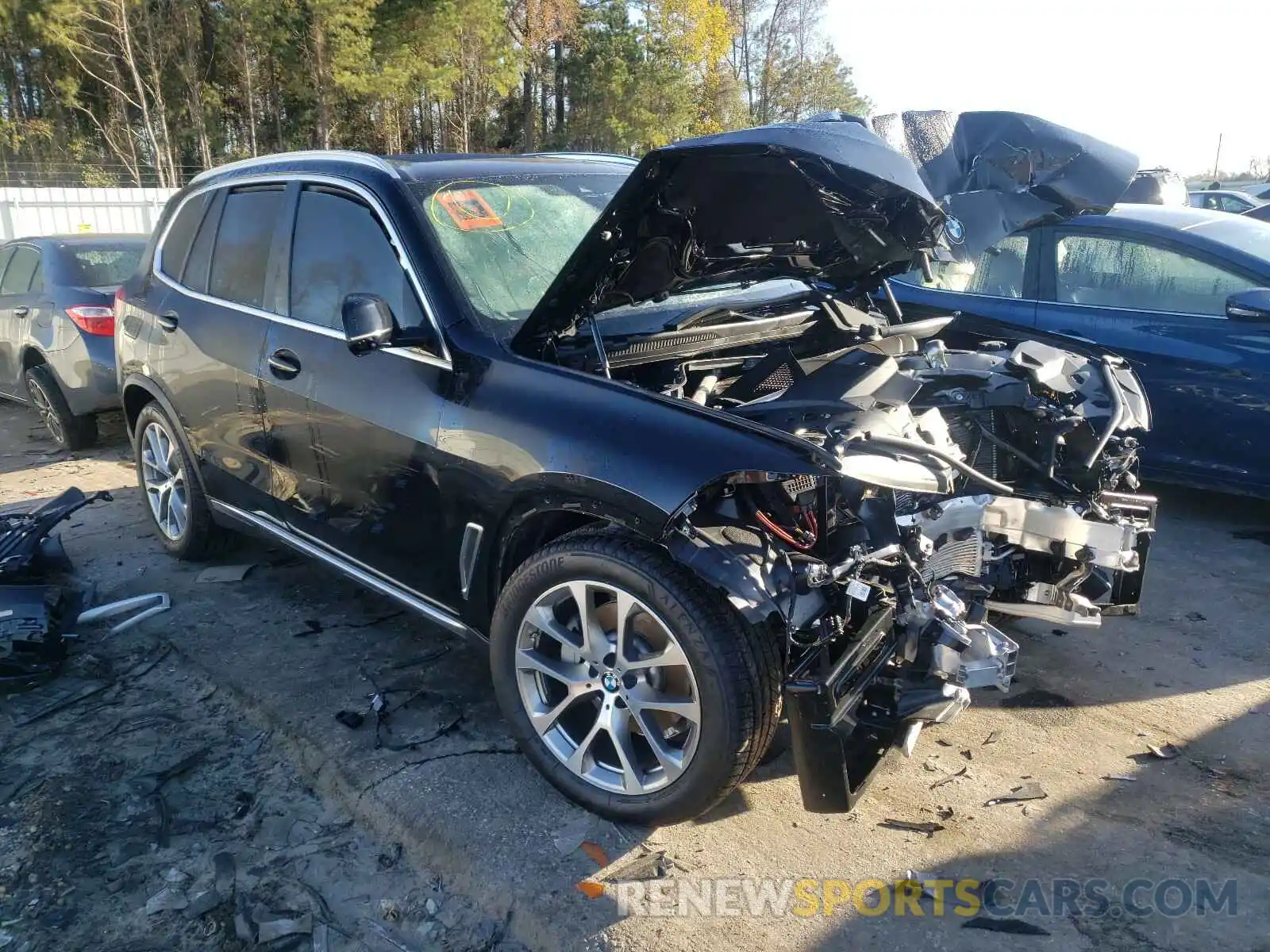 1 Photograph of a damaged car 5UXCR4C09L9B01741 BMW X5 2020