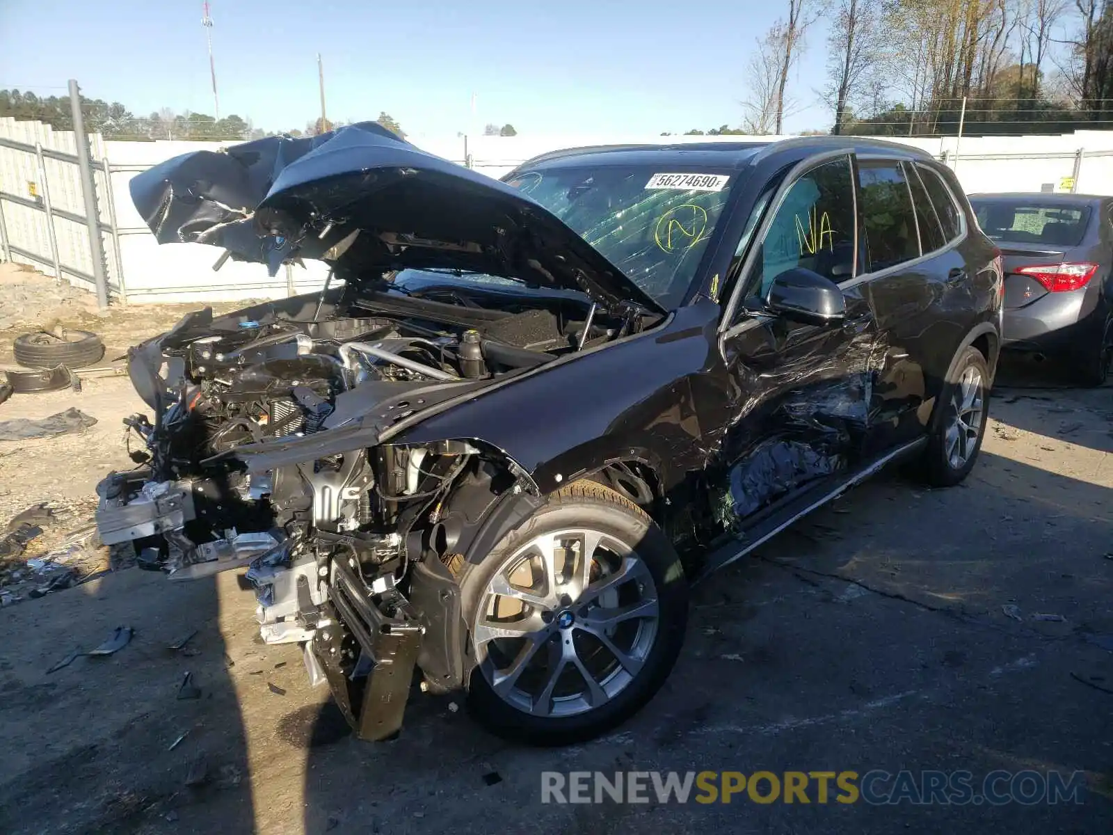 2 Photograph of a damaged car 5UXCR4C09L9B01741 BMW X5 2020