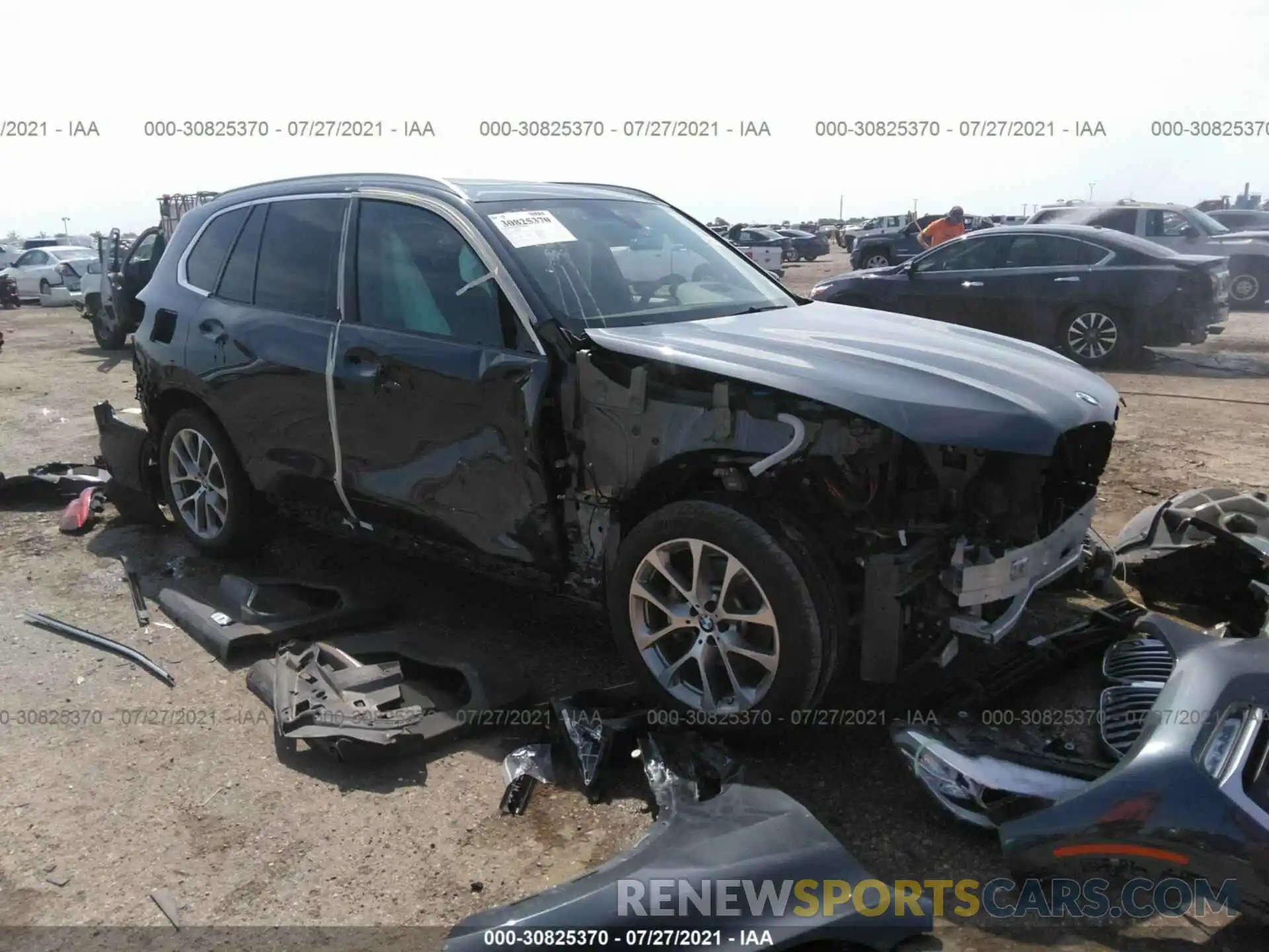 1 Photograph of a damaged car 5UXCR4C09L9B09225 BMW X5 2020