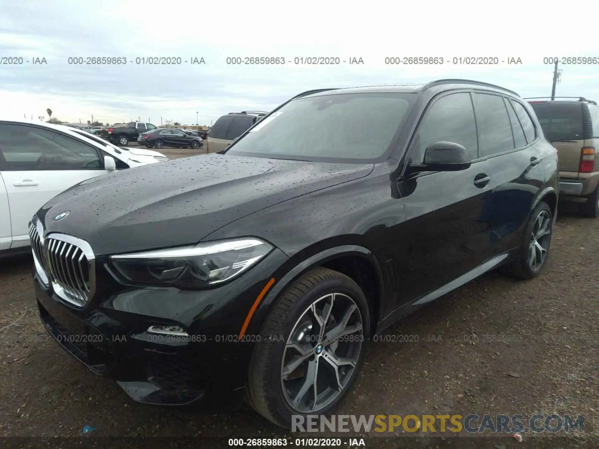 2 Фотография поврежденного автомобиля 5UXCR4C09LLE31060 BMW X5 2020