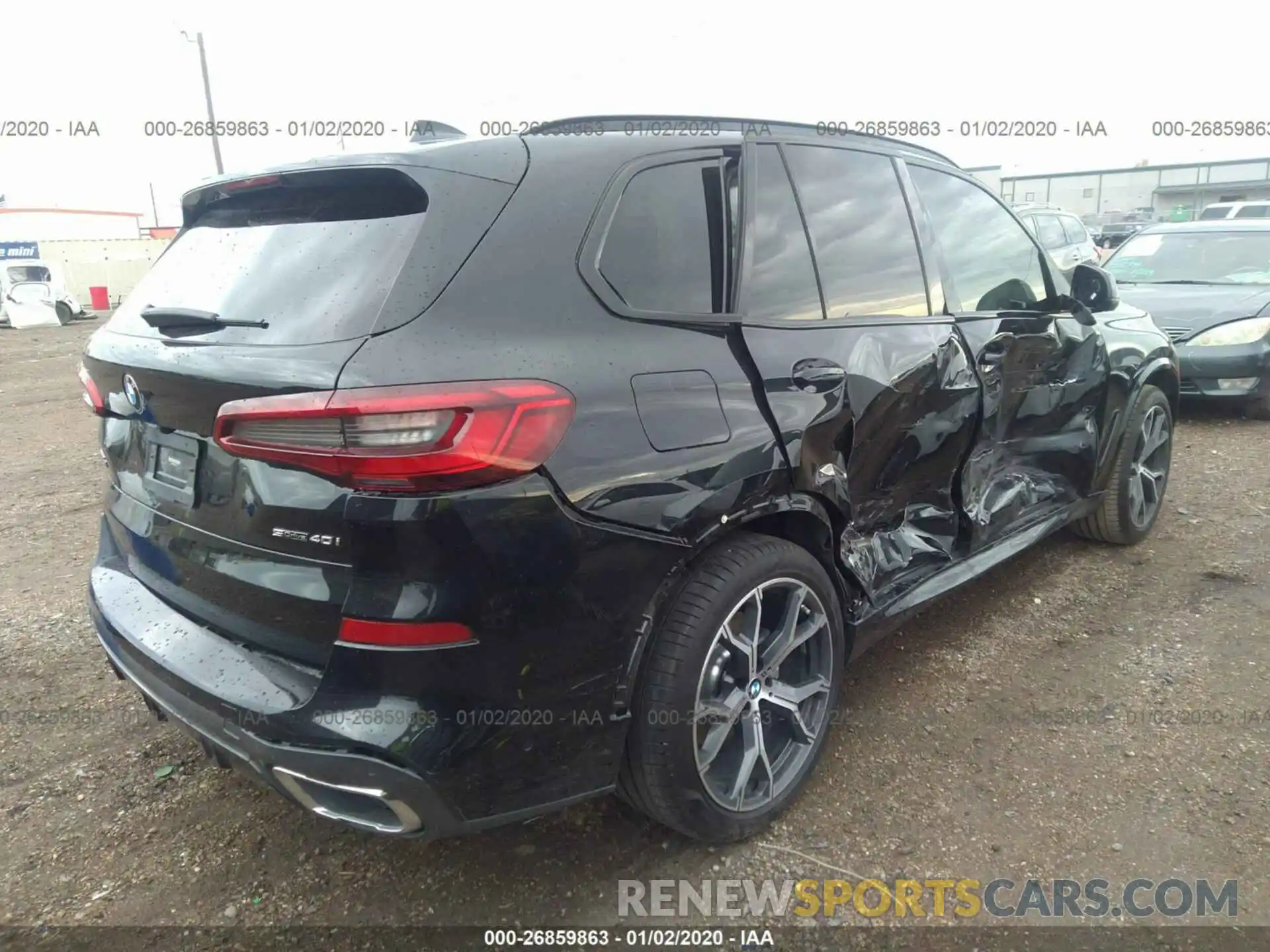 4 Фотография поврежденного автомобиля 5UXCR4C09LLE31060 BMW X5 2020