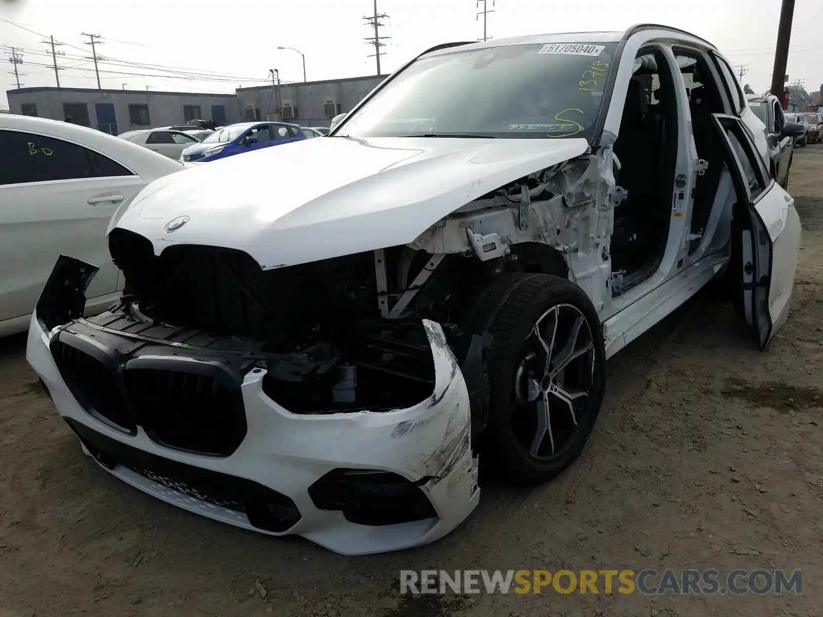 2 Photograph of a damaged car 5UXCR4C09LLT18738 BMW X5 2020