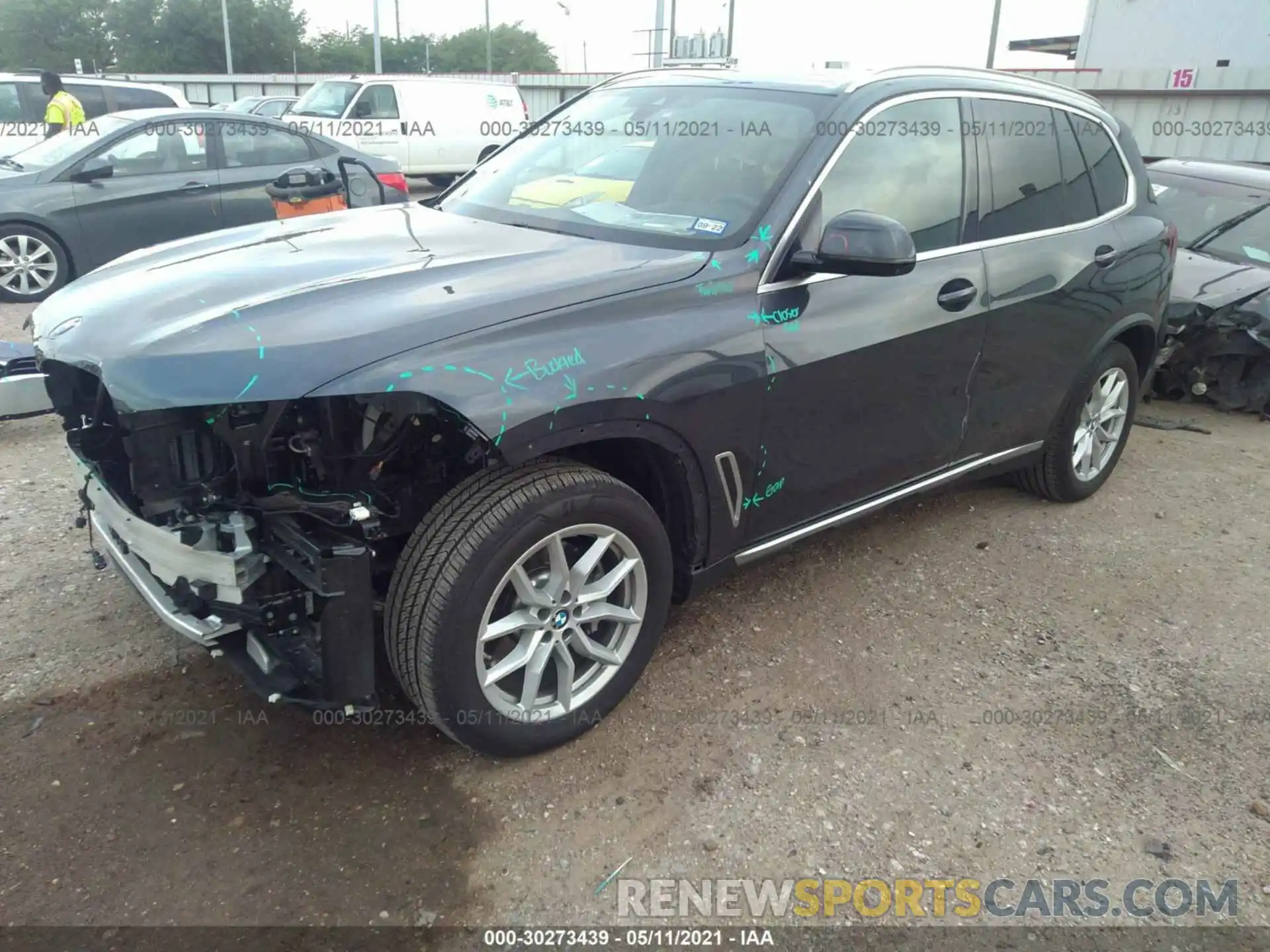 2 Photograph of a damaged car 5UXCR4C0XL9C43984 BMW X5 2020