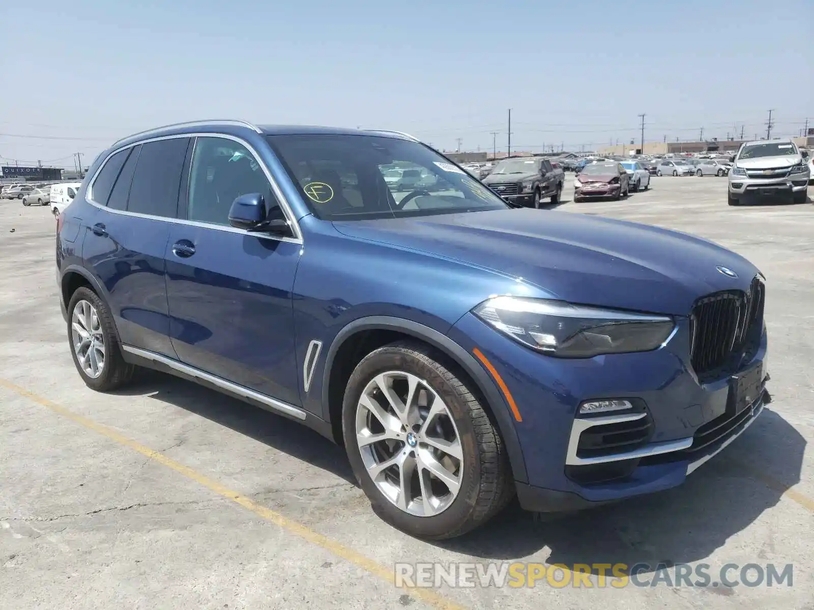 1 Photograph of a damaged car 5UXCR4C0XLLW63292 BMW X5 2020