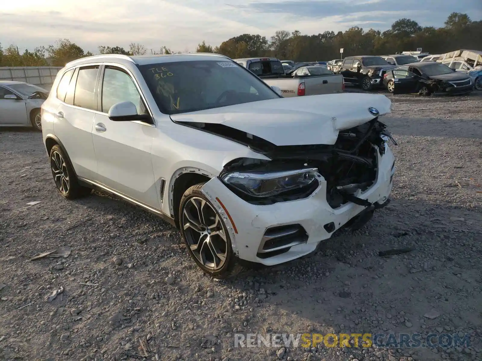 1 Photograph of a damaged car 5UXCR6C00L9C11315 BMW X5 2020