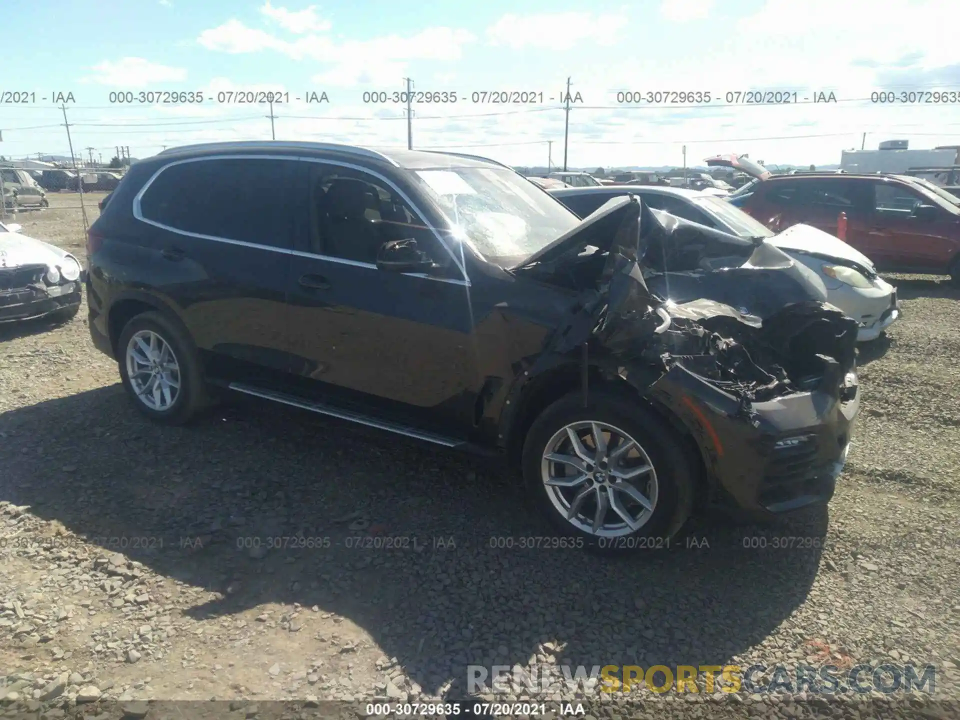 1 Photograph of a damaged car 5UXCR6C00LLL82355 BMW X5 2020