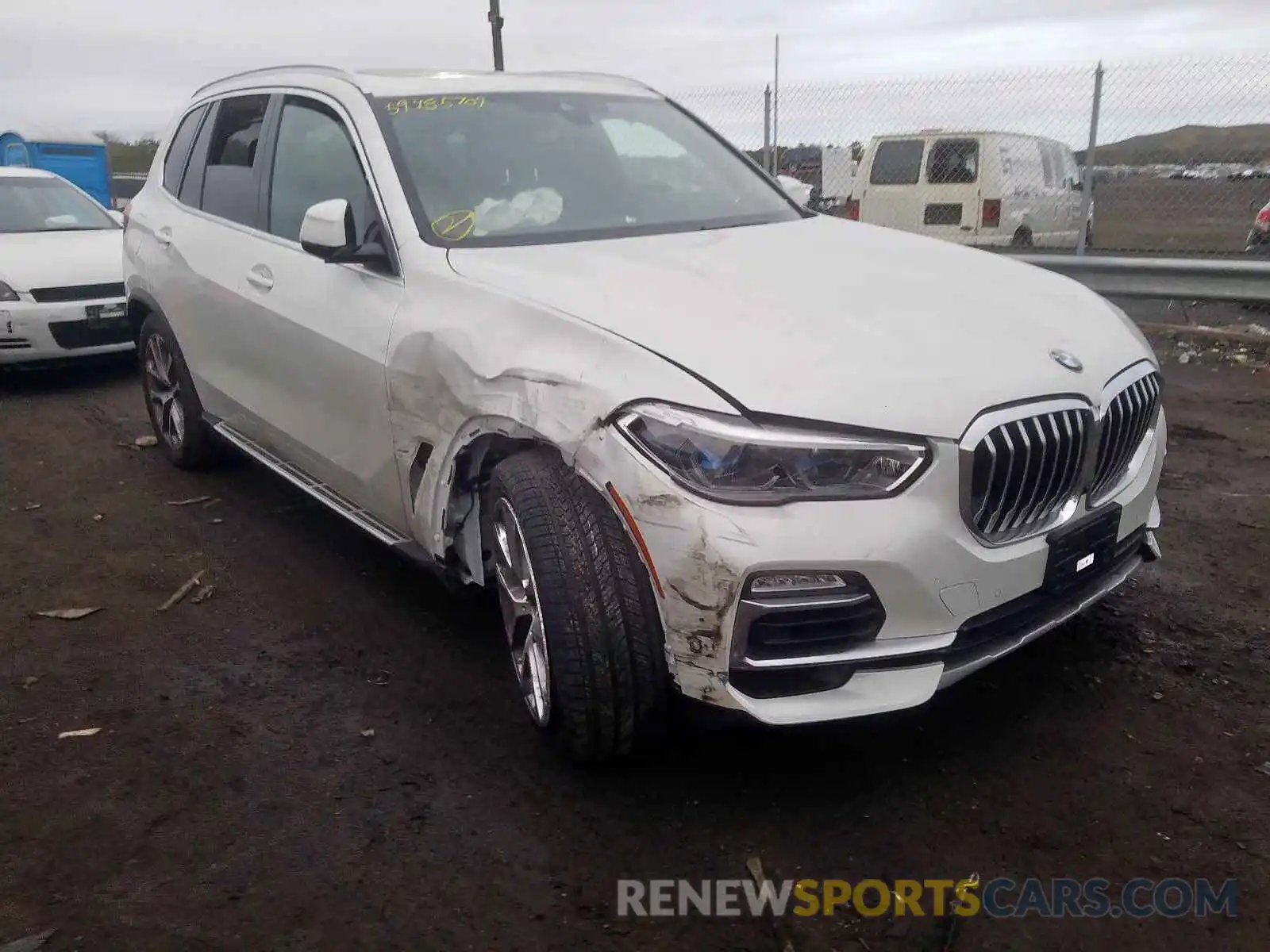 1 Photograph of a damaged car 5UXCR6C01L9B15452 BMW X5 2020