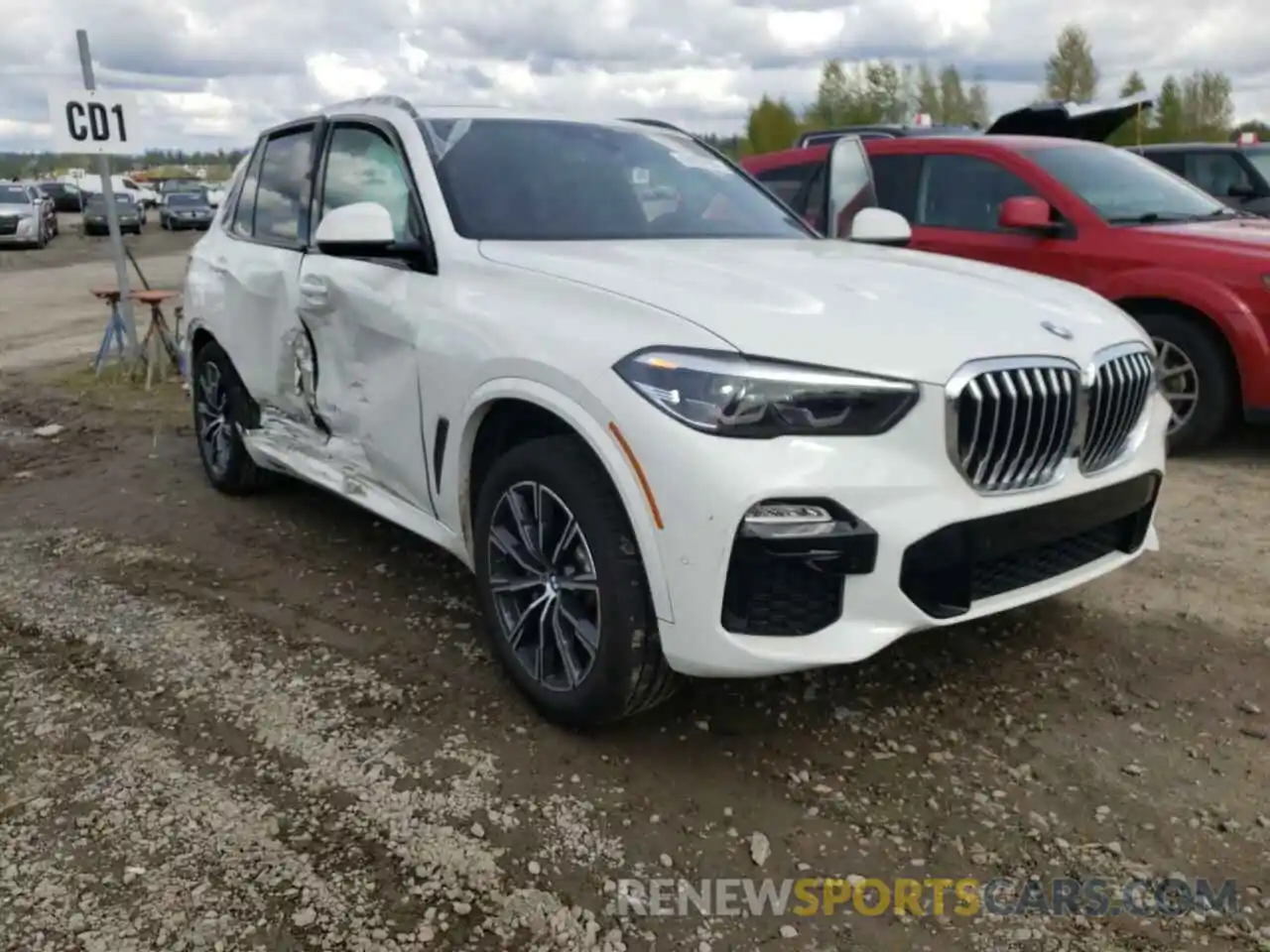 1 Photograph of a damaged car 5UXCR6C01L9B64974 BMW X5 2020