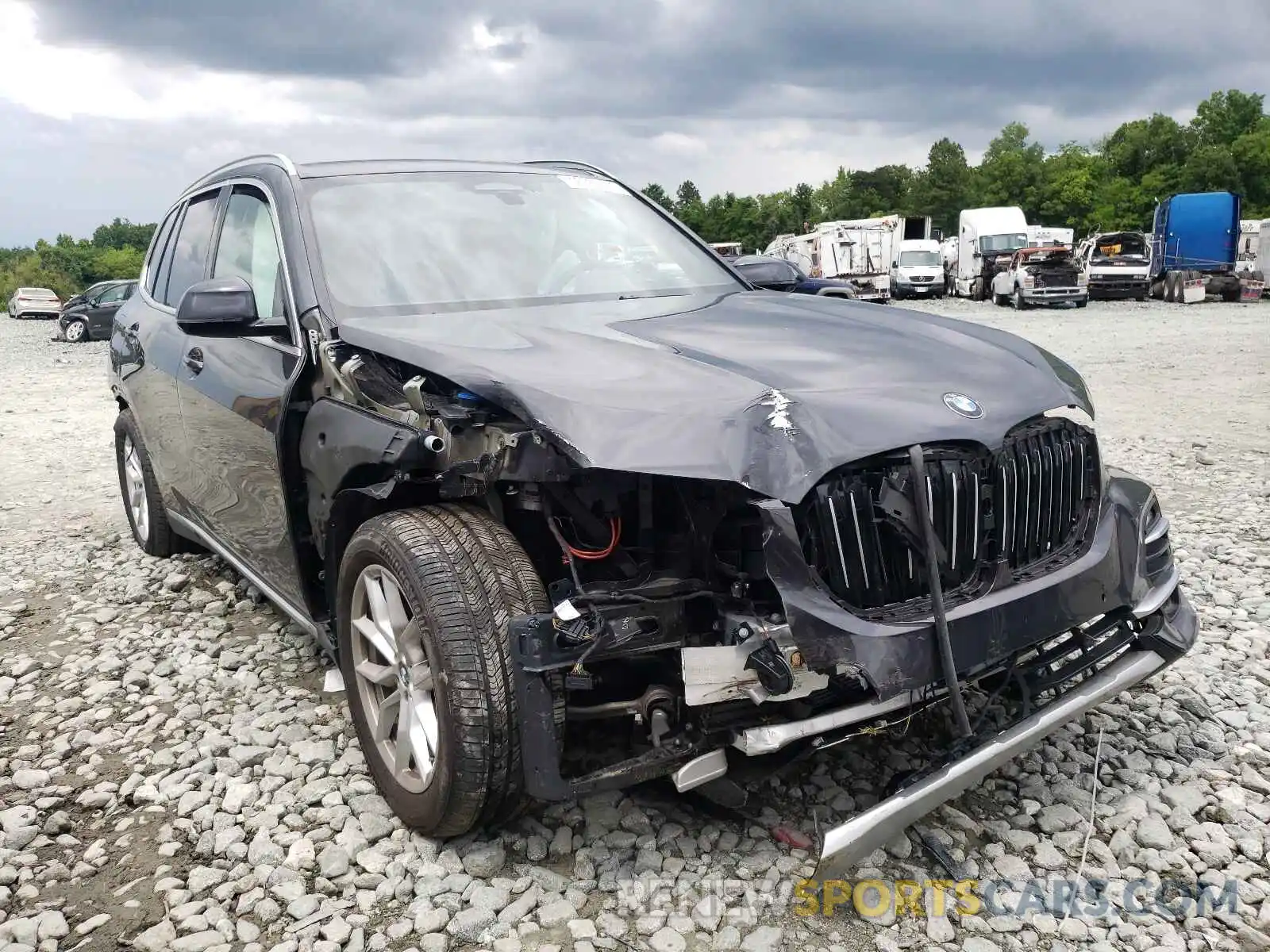 1 Photograph of a damaged car 5UXCR6C01L9D65600 BMW X5 2020