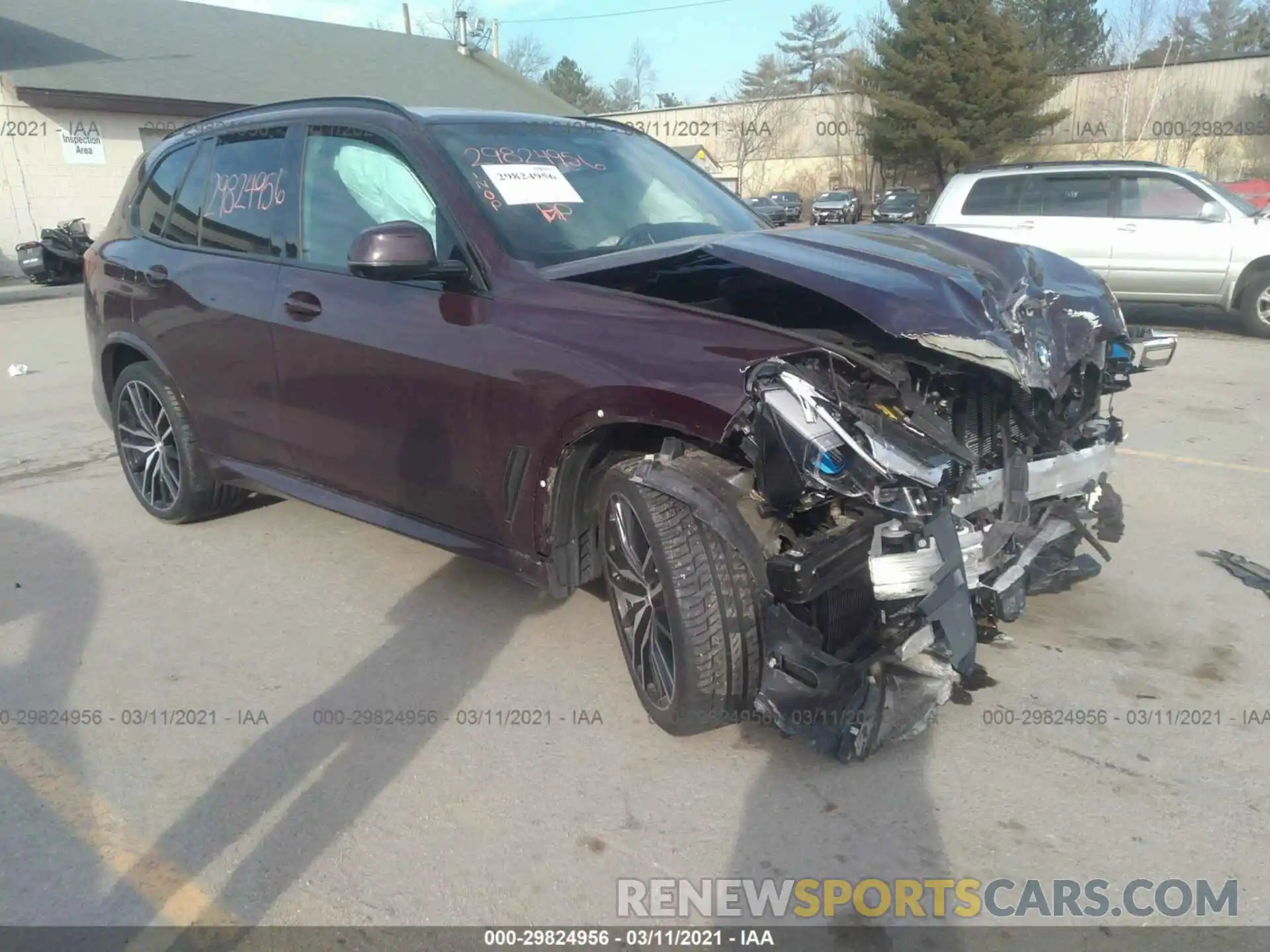 1 Photograph of a damaged car 5UXCR6C01LLL75561 BMW X5 2020