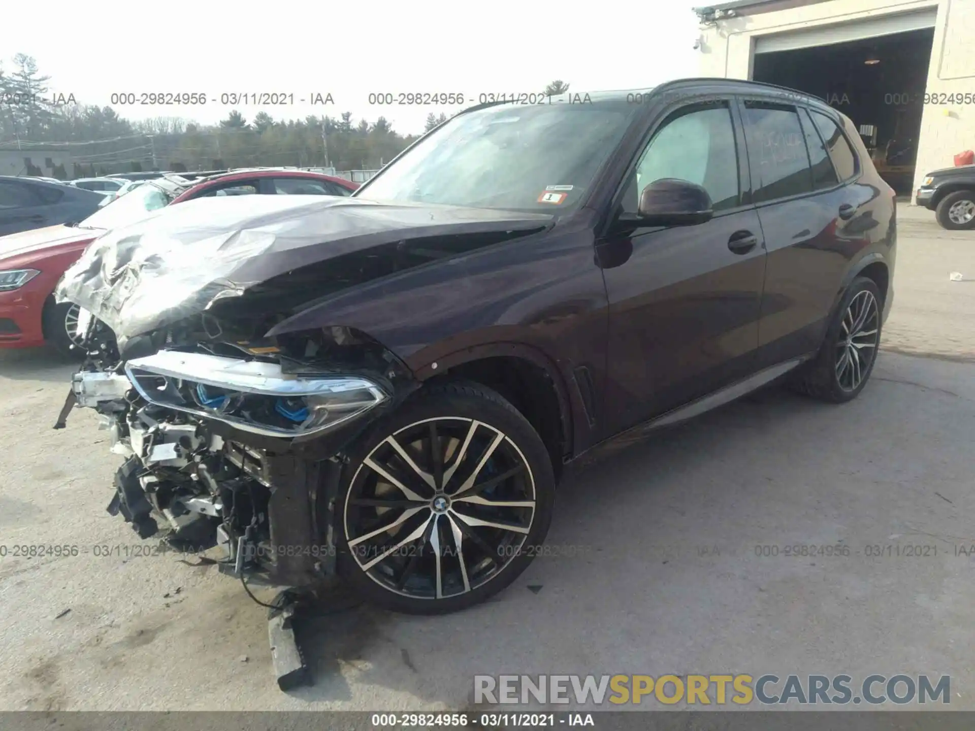 2 Photograph of a damaged car 5UXCR6C01LLL75561 BMW X5 2020