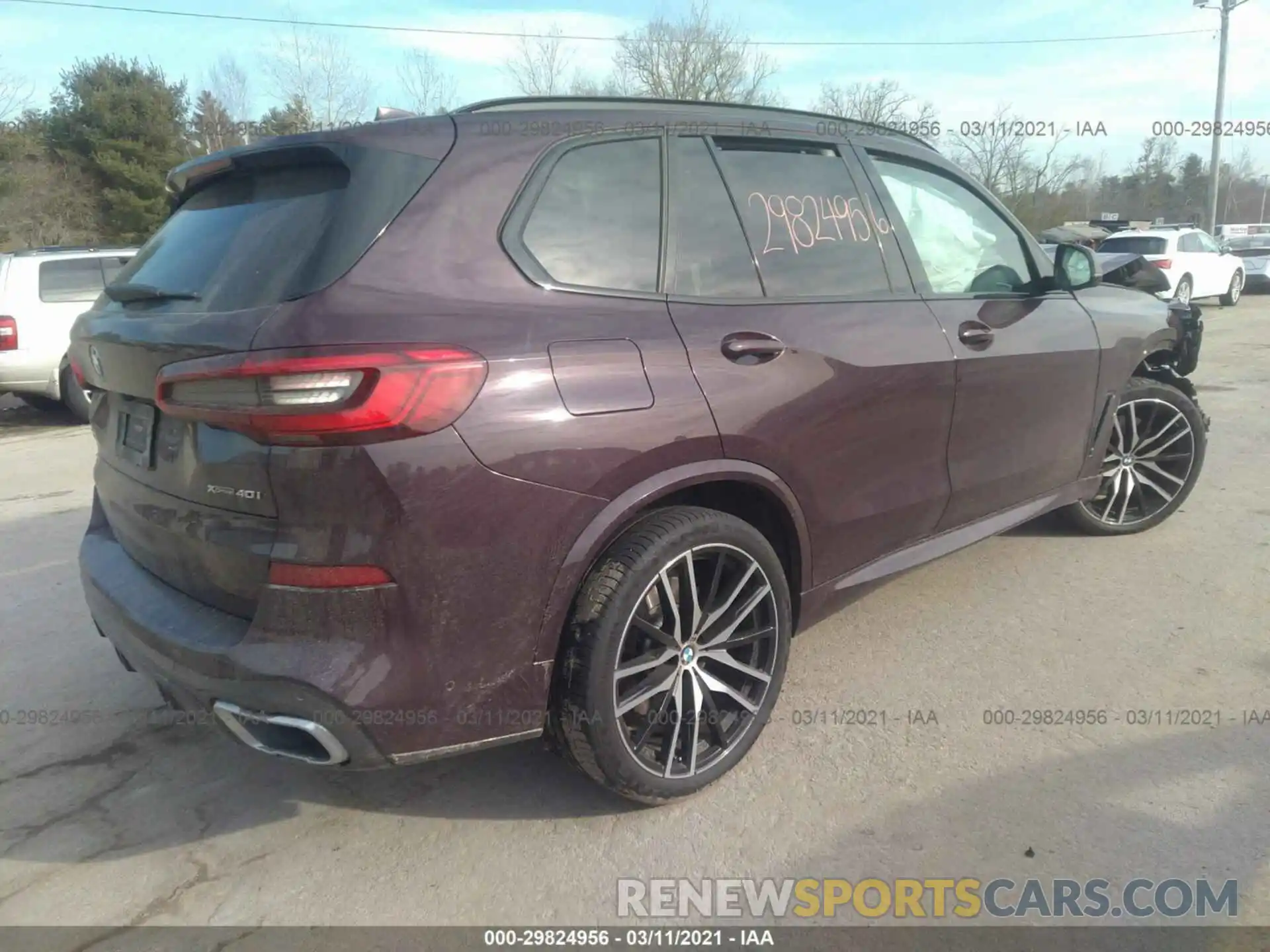 4 Photograph of a damaged car 5UXCR6C01LLL75561 BMW X5 2020