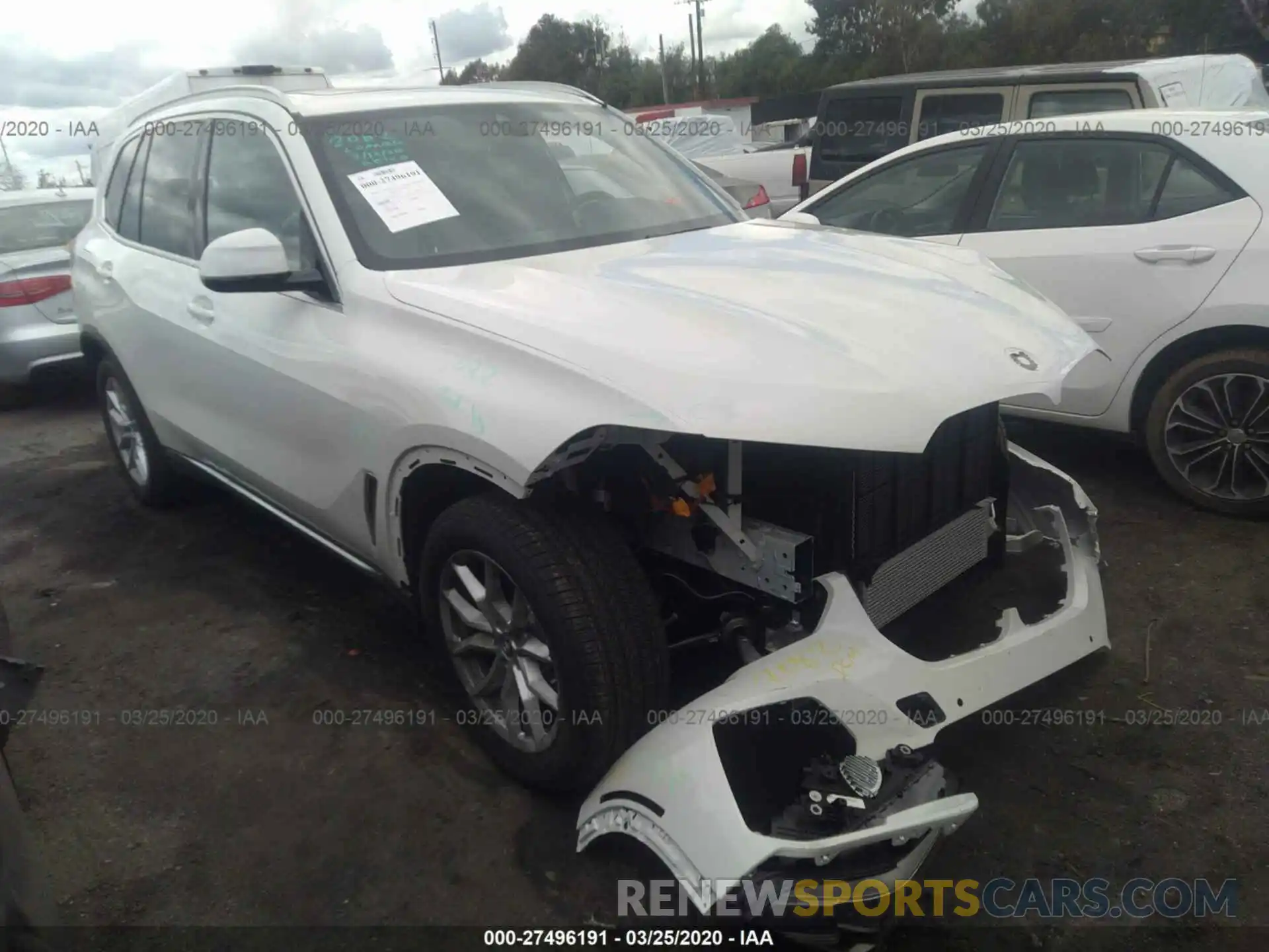 1 Photograph of a damaged car 5UXCR6C02L9B43194 BMW X5 2020