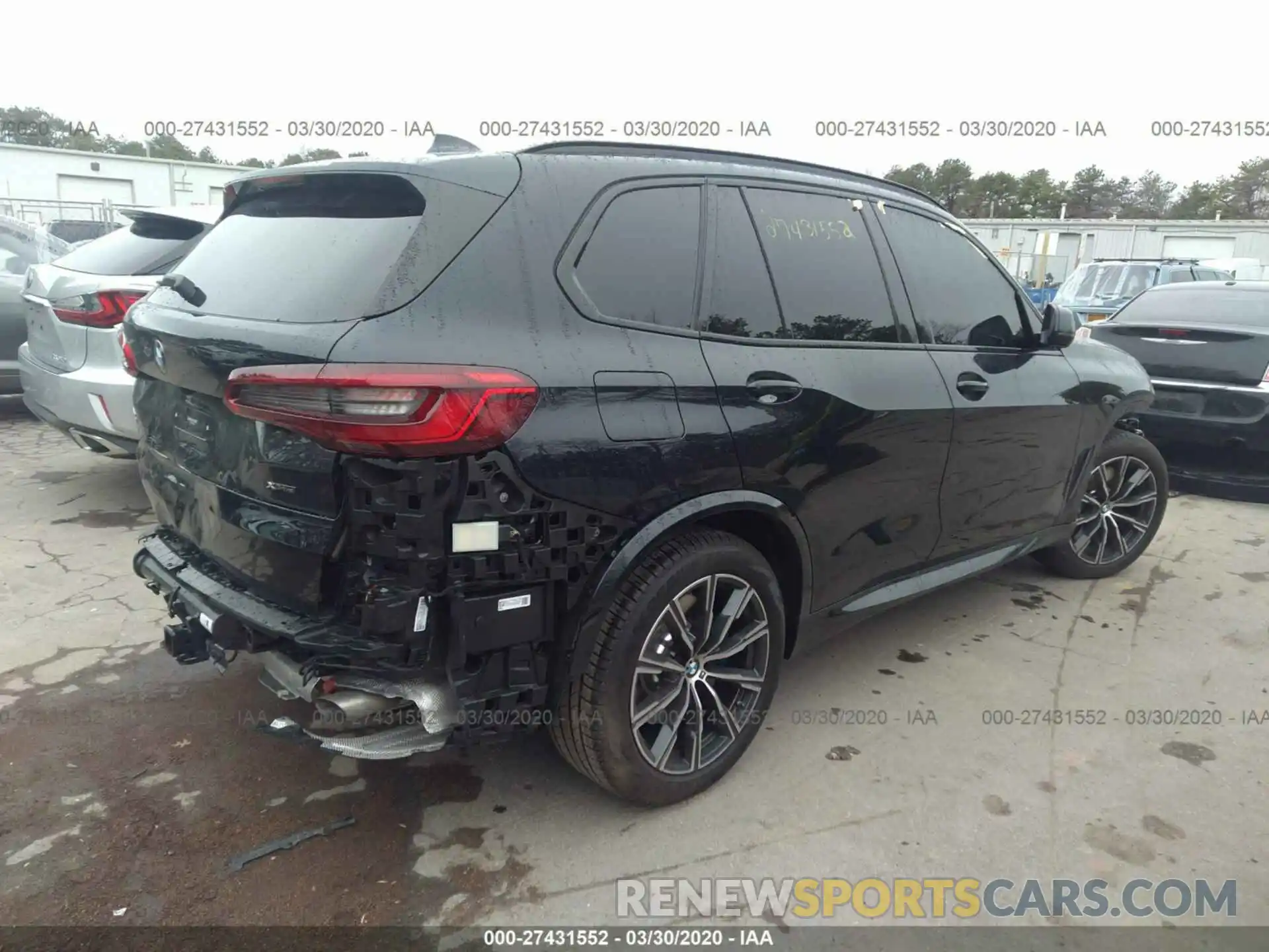 4 Фотография поврежденного автомобиля 5UXCR6C02L9B60884 BMW X5 2020