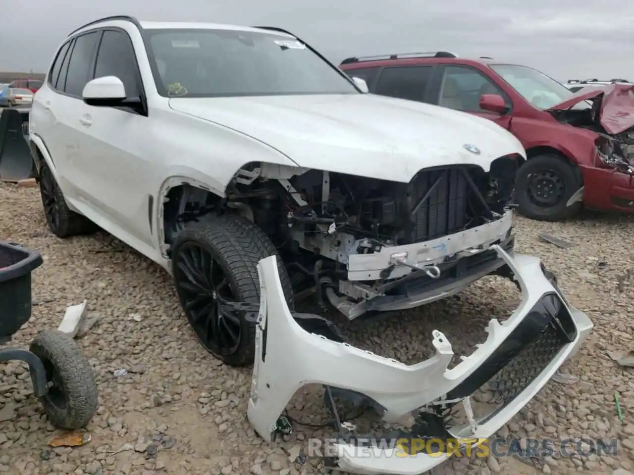 1 Photograph of a damaged car 5UXCR6C02L9C30996 BMW X5 2020