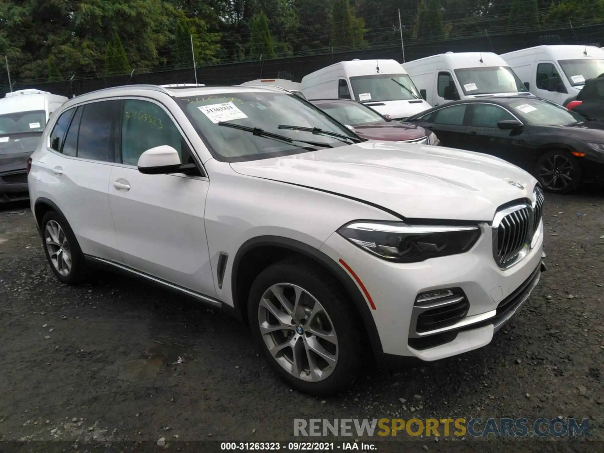 1 Photograph of a damaged car 5UXCR6C02L9C33543 BMW X5 2020