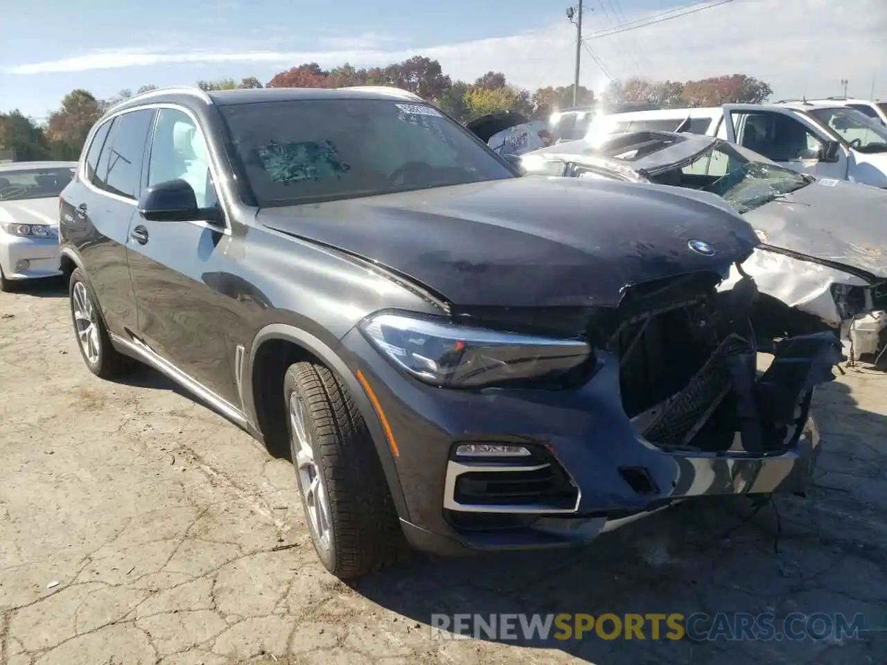 1 Photograph of a damaged car 5UXCR6C02LLL82423 BMW X5 2020