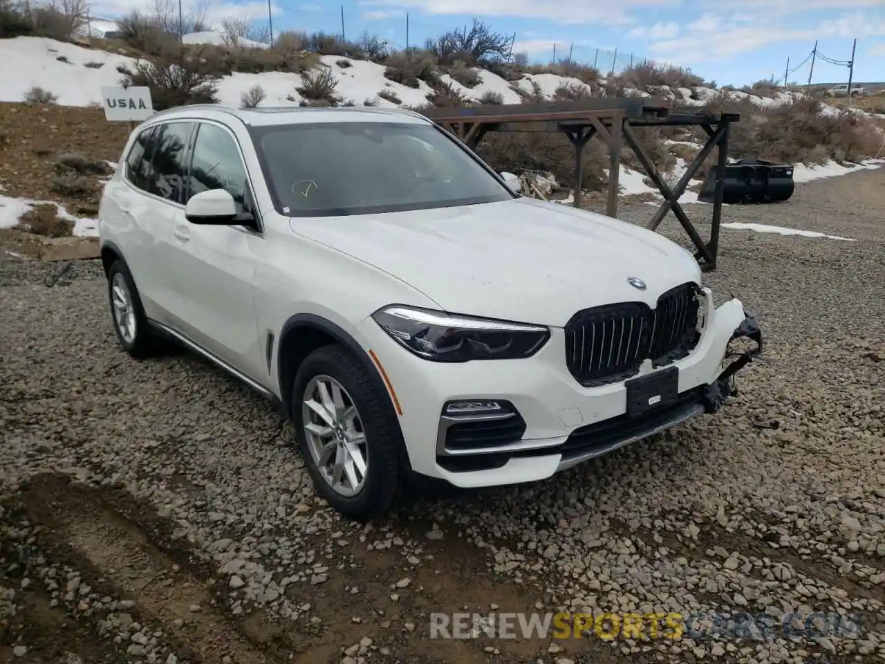 1 Photograph of a damaged car 5UXCR6C03L9C33552 BMW X5 2020