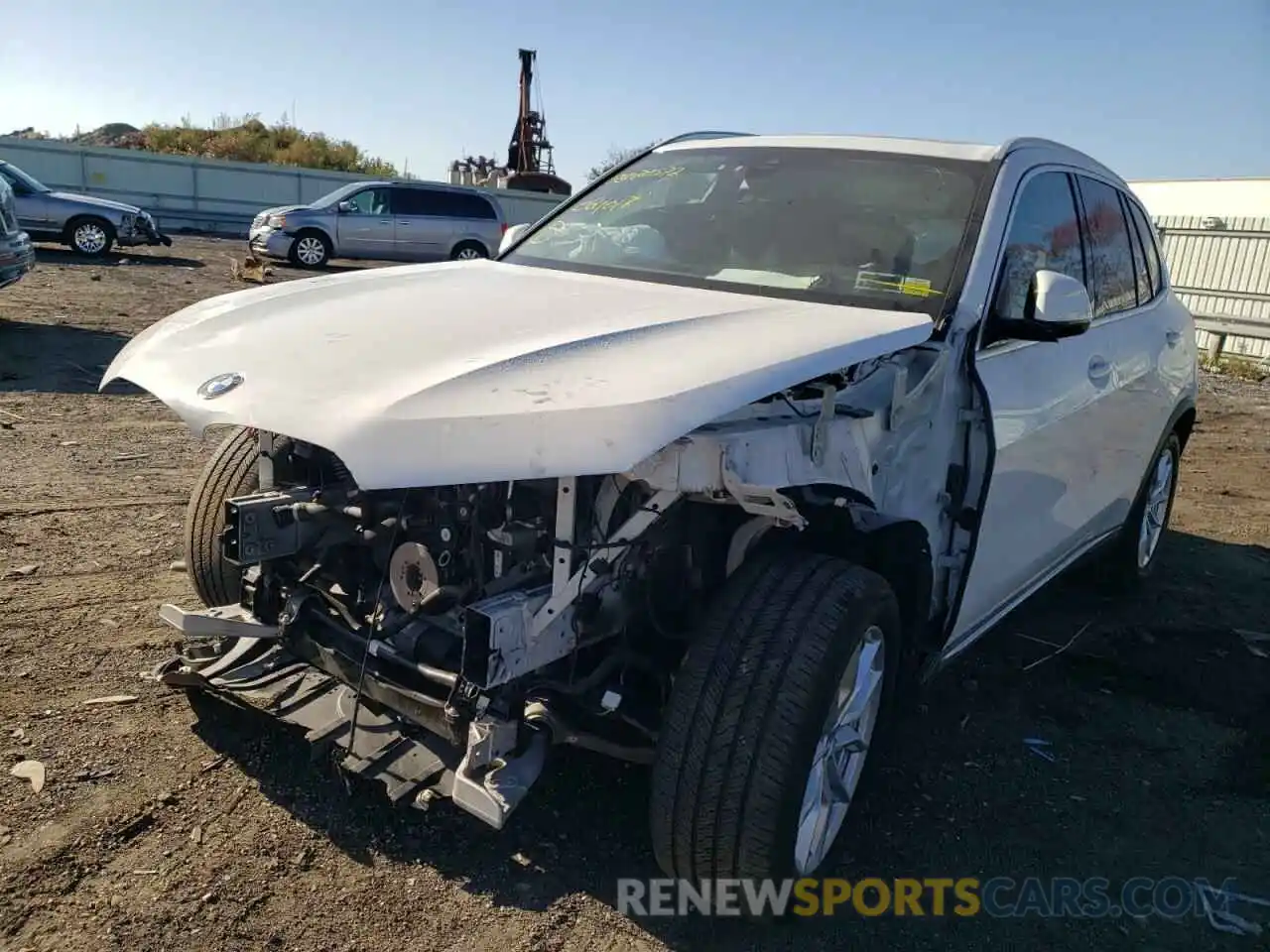 2 Photograph of a damaged car 5UXCR6C04L9C64017 BMW X5 2020