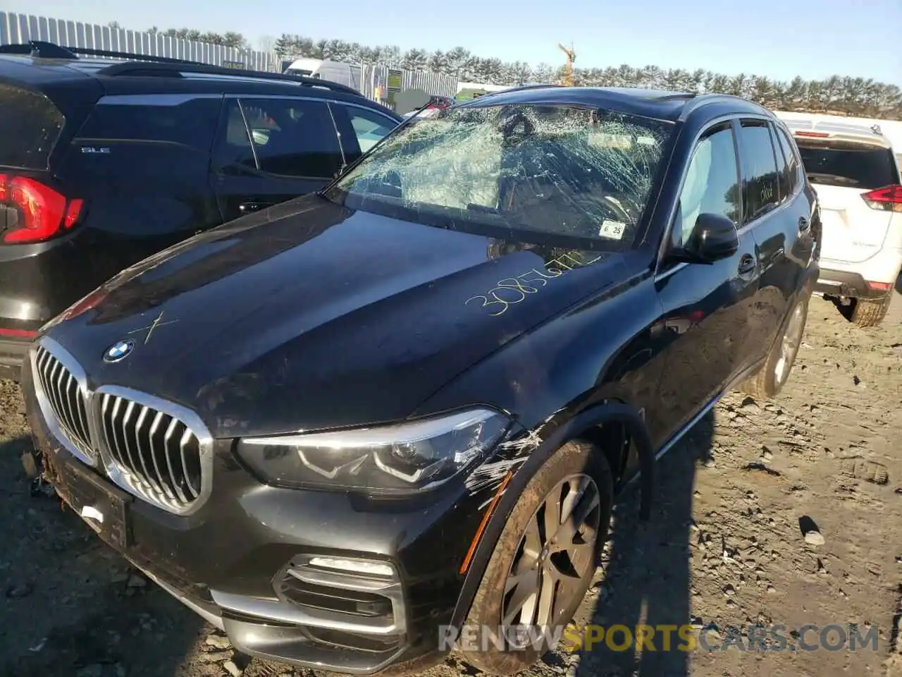 2 Фотография поврежденного автомобиля 5UXCR6C05L9B32545 BMW X5 2020