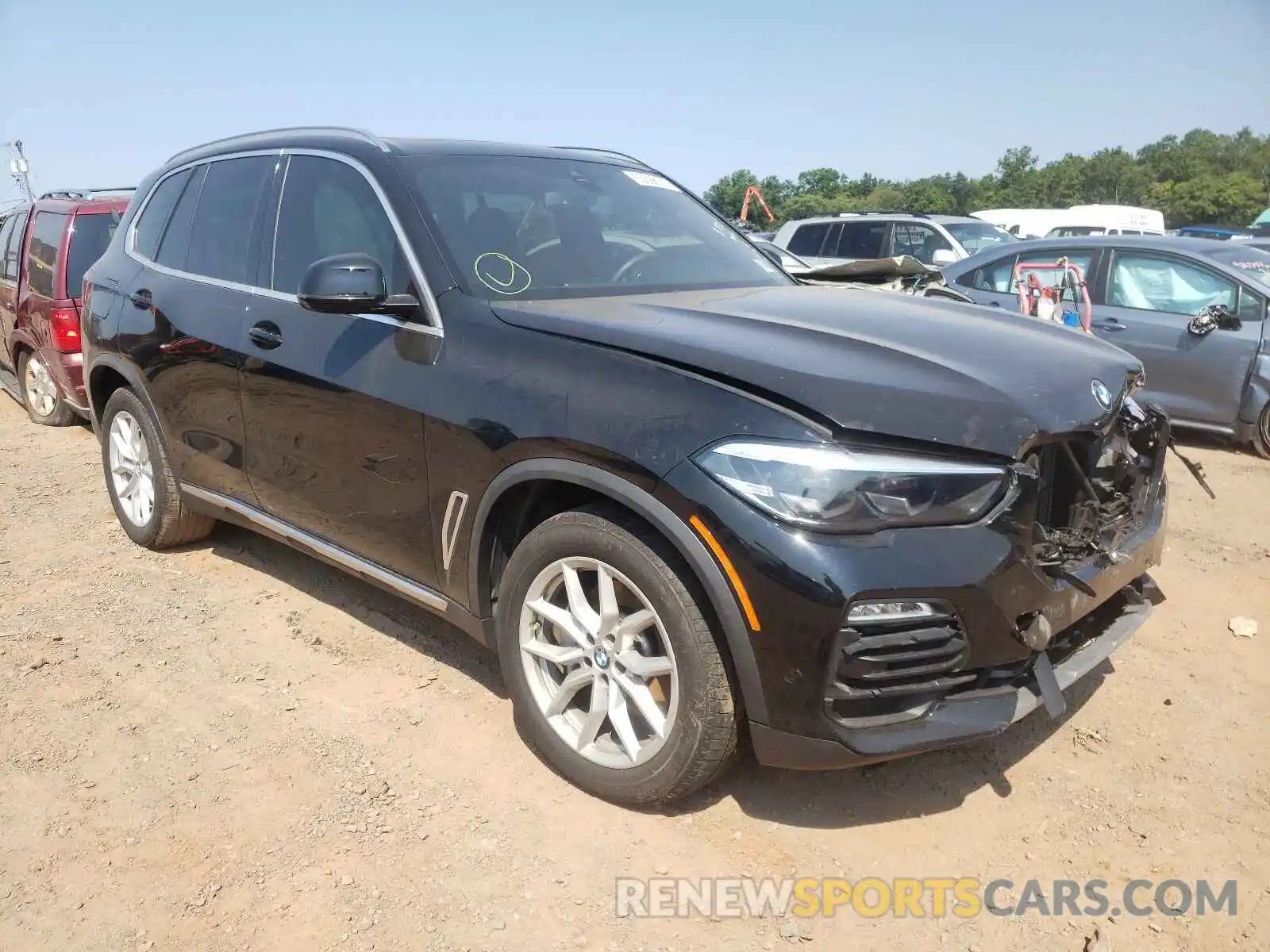 1 Photograph of a damaged car 5UXCR6C05LLL65261 BMW X5 2020