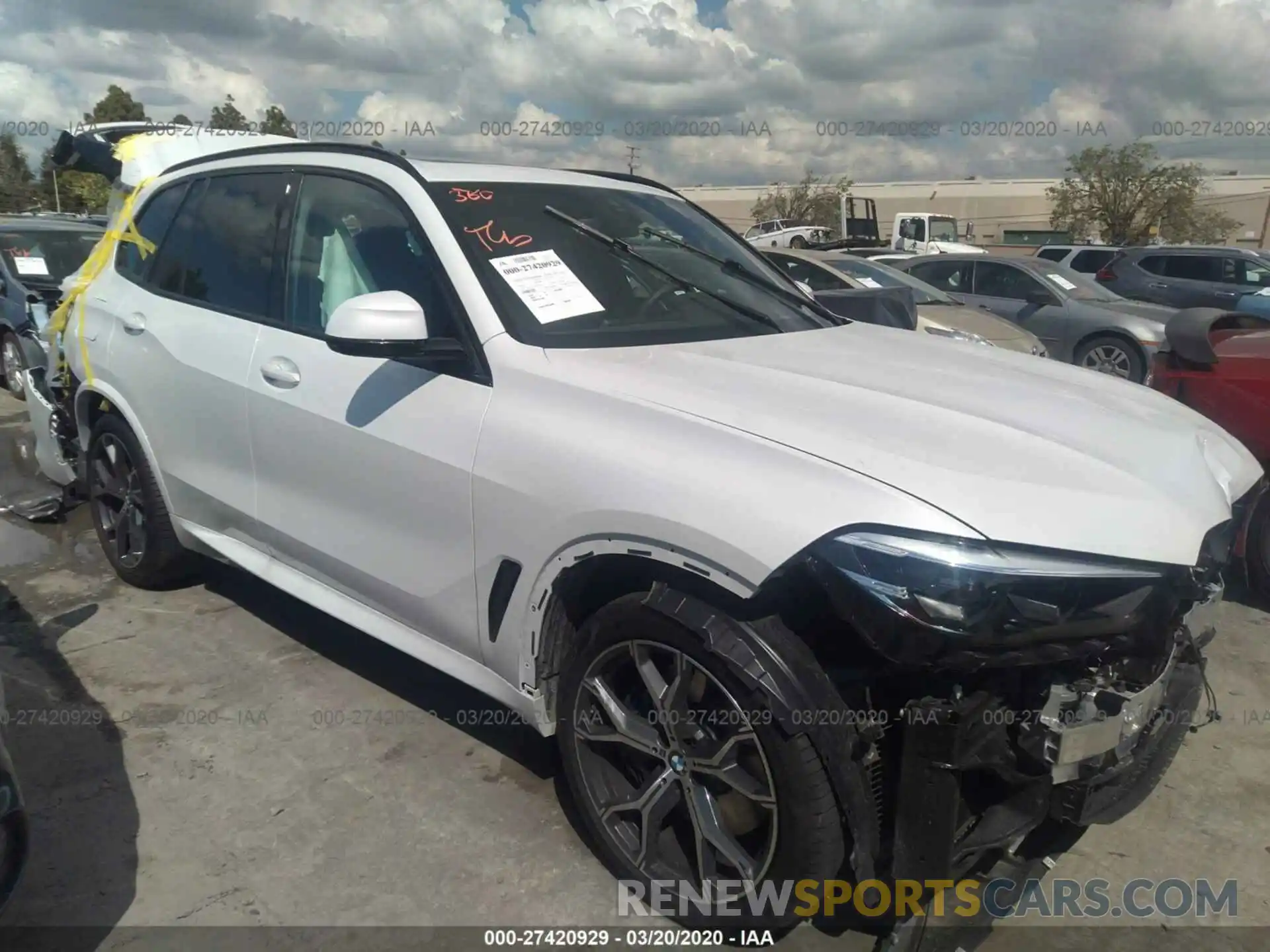 1 Фотография поврежденного автомобиля 5UXCR6C06L9B07623 BMW X5 2020