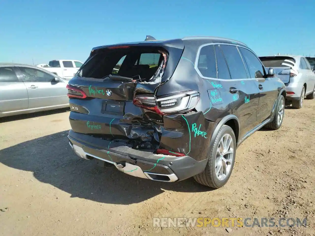 4 Фотография поврежденного автомобиля 5UXCR6C06L9C09794 BMW X5 2020