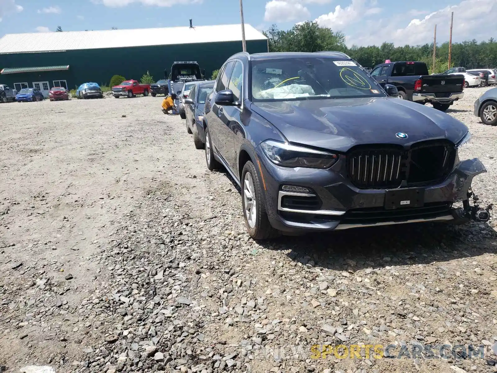 1 Photograph of a damaged car 5UXCR6C06L9C70711 BMW X5 2020