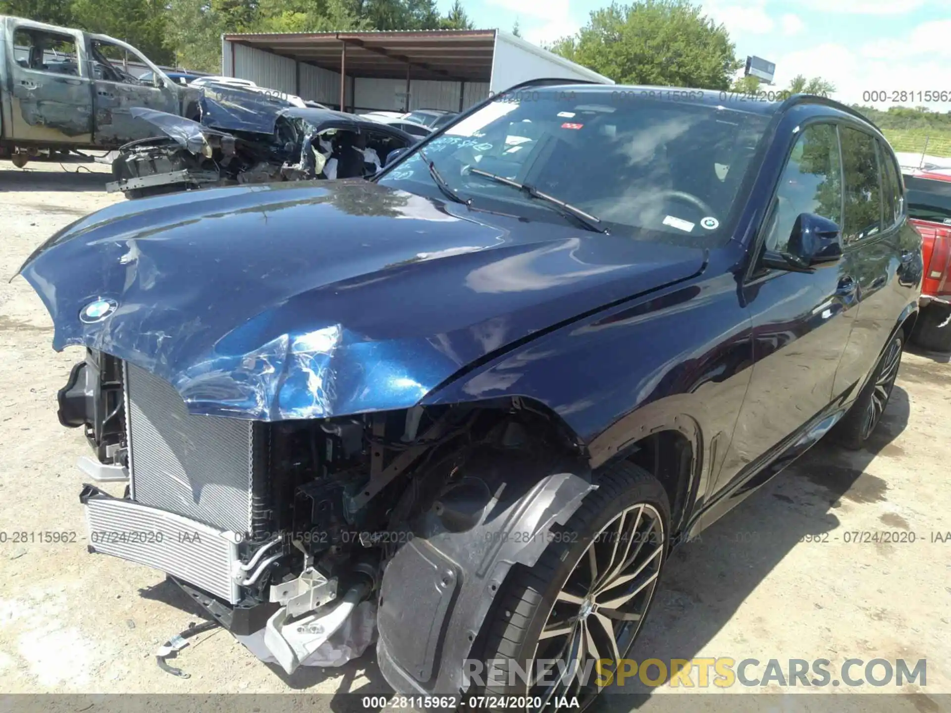 2 Photograph of a damaged car 5UXCR6C07L9B42056 BMW X5 2020