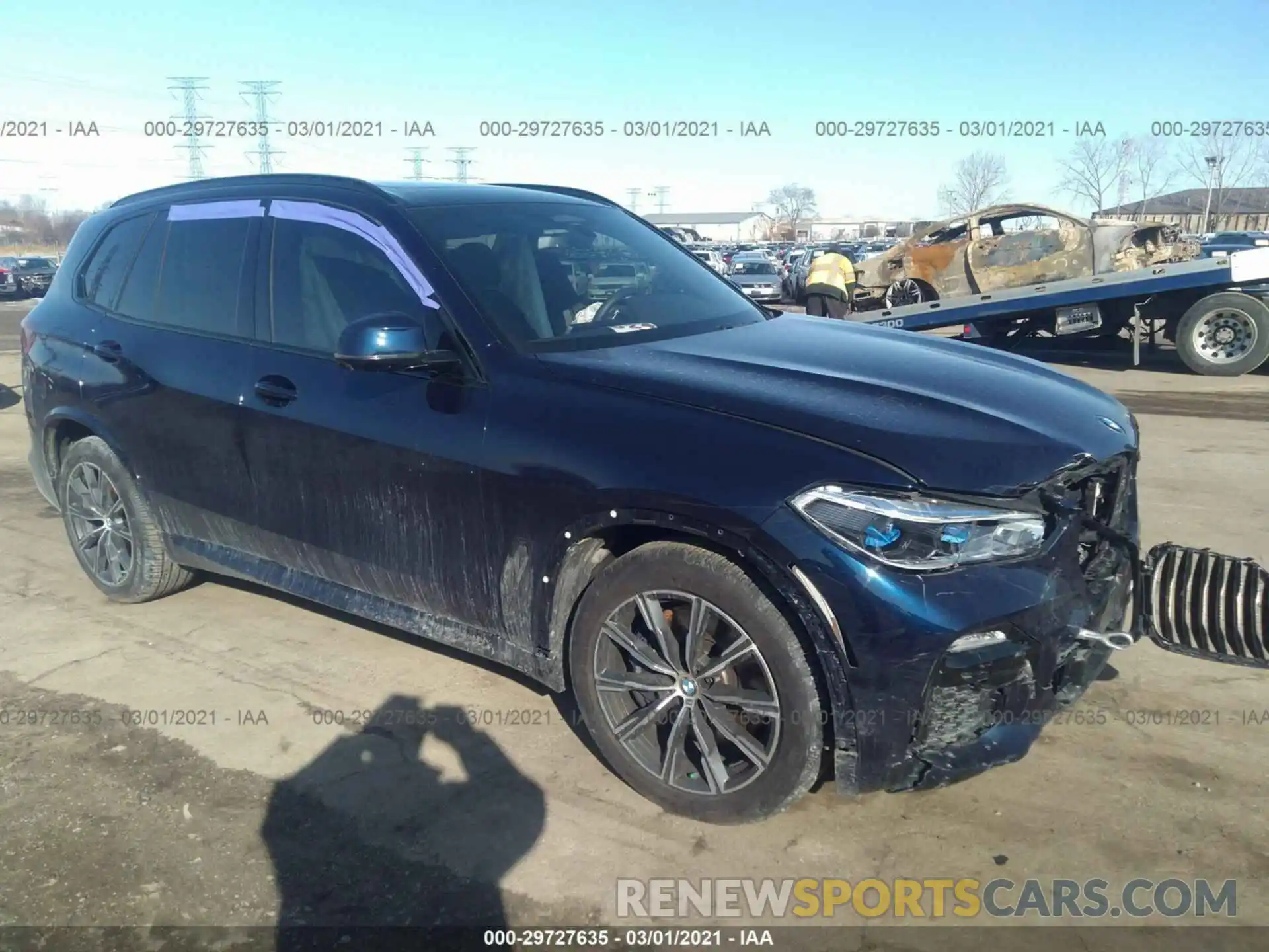 1 Photograph of a damaged car 5UXCR6C07L9B61190 BMW X5 2020