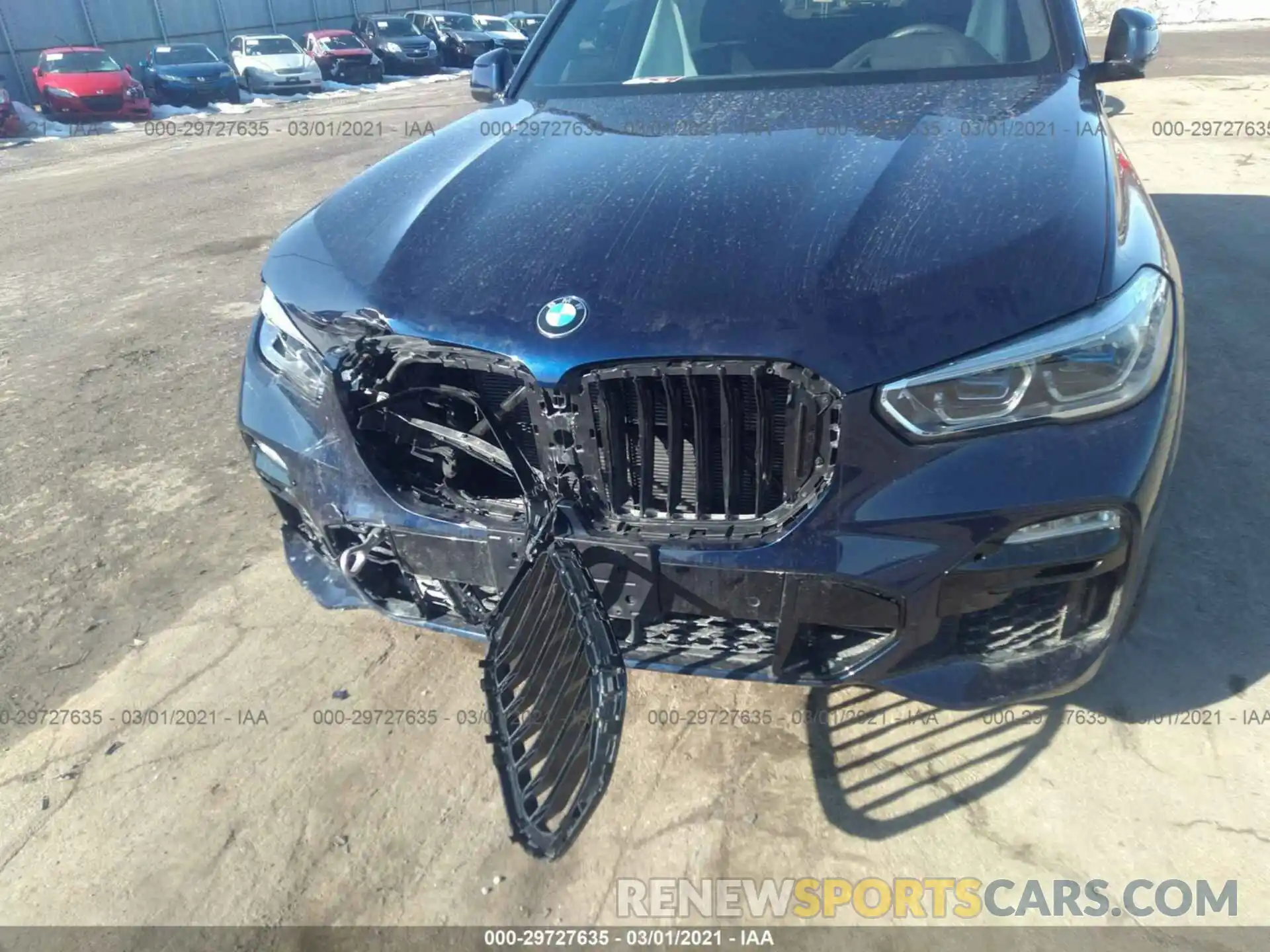 6 Photograph of a damaged car 5UXCR6C07L9B61190 BMW X5 2020