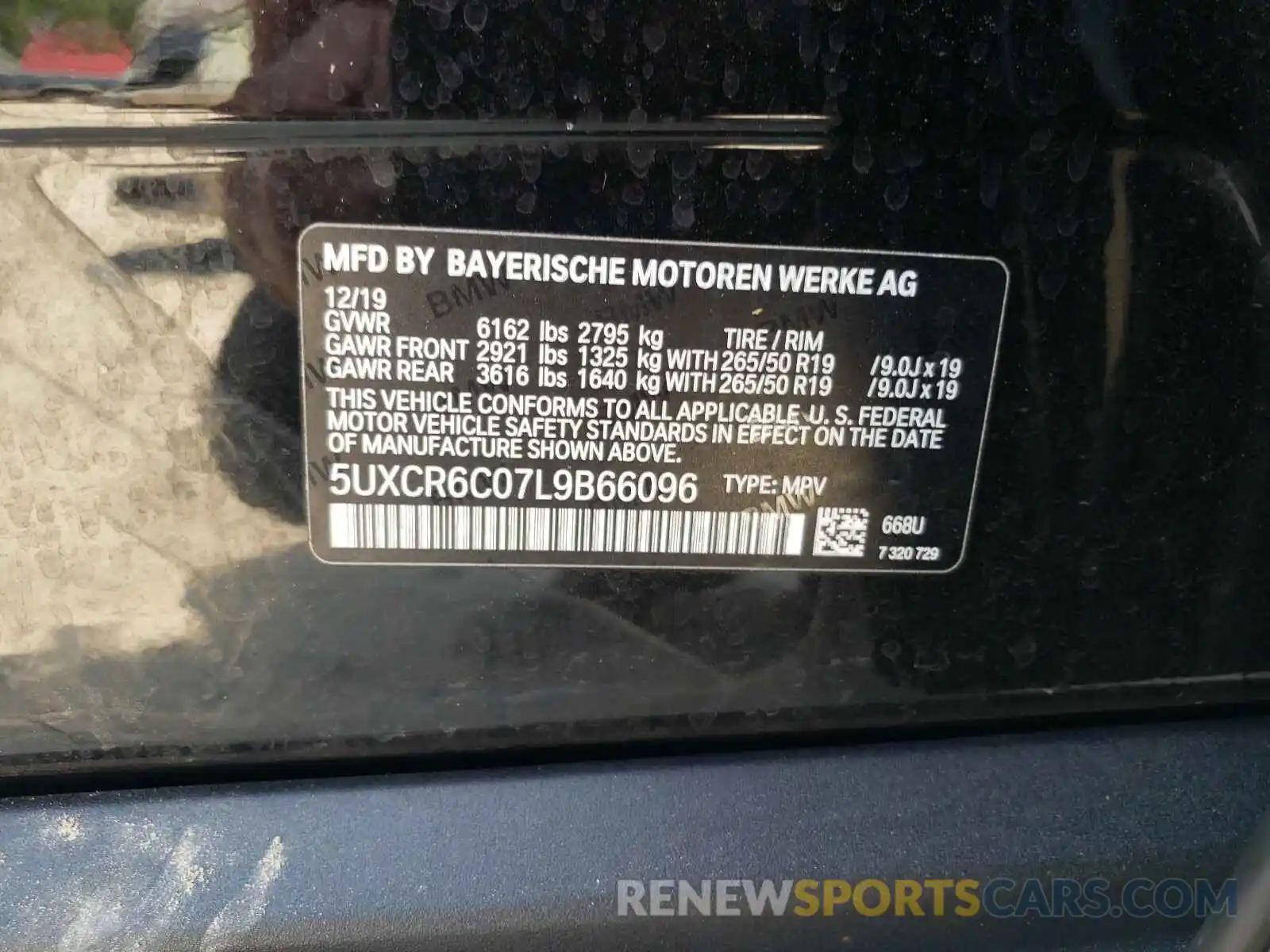 10 Фотография поврежденного автомобиля 5UXCR6C07L9B66096 BMW X5 2020