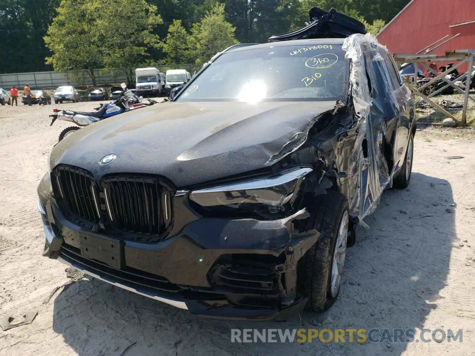 2 Photograph of a damaged car 5UXCR6C07L9B66096 BMW X5 2020