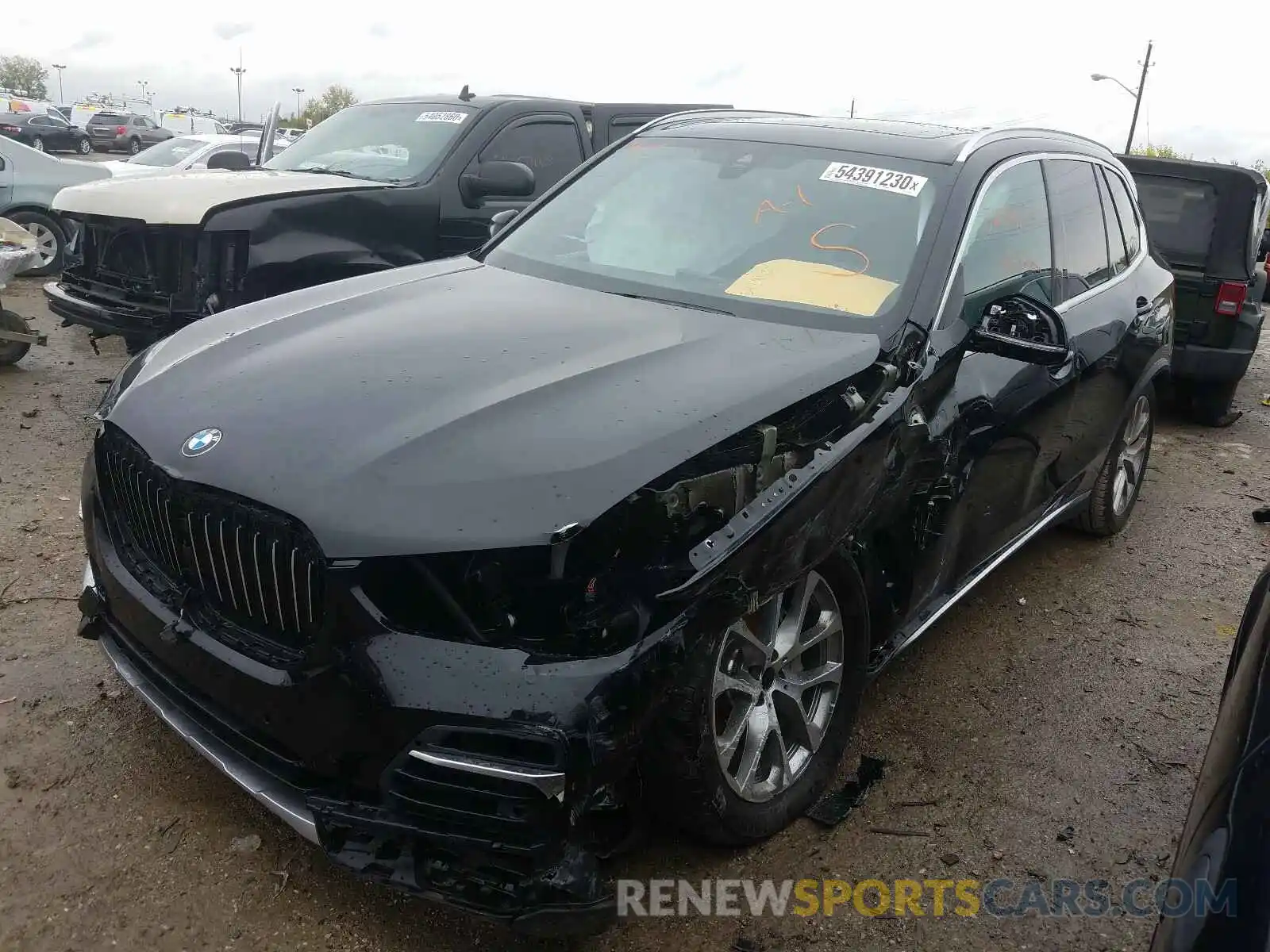 2 Photograph of a damaged car 5UXCR6C07L9B72562 BMW X5 2020