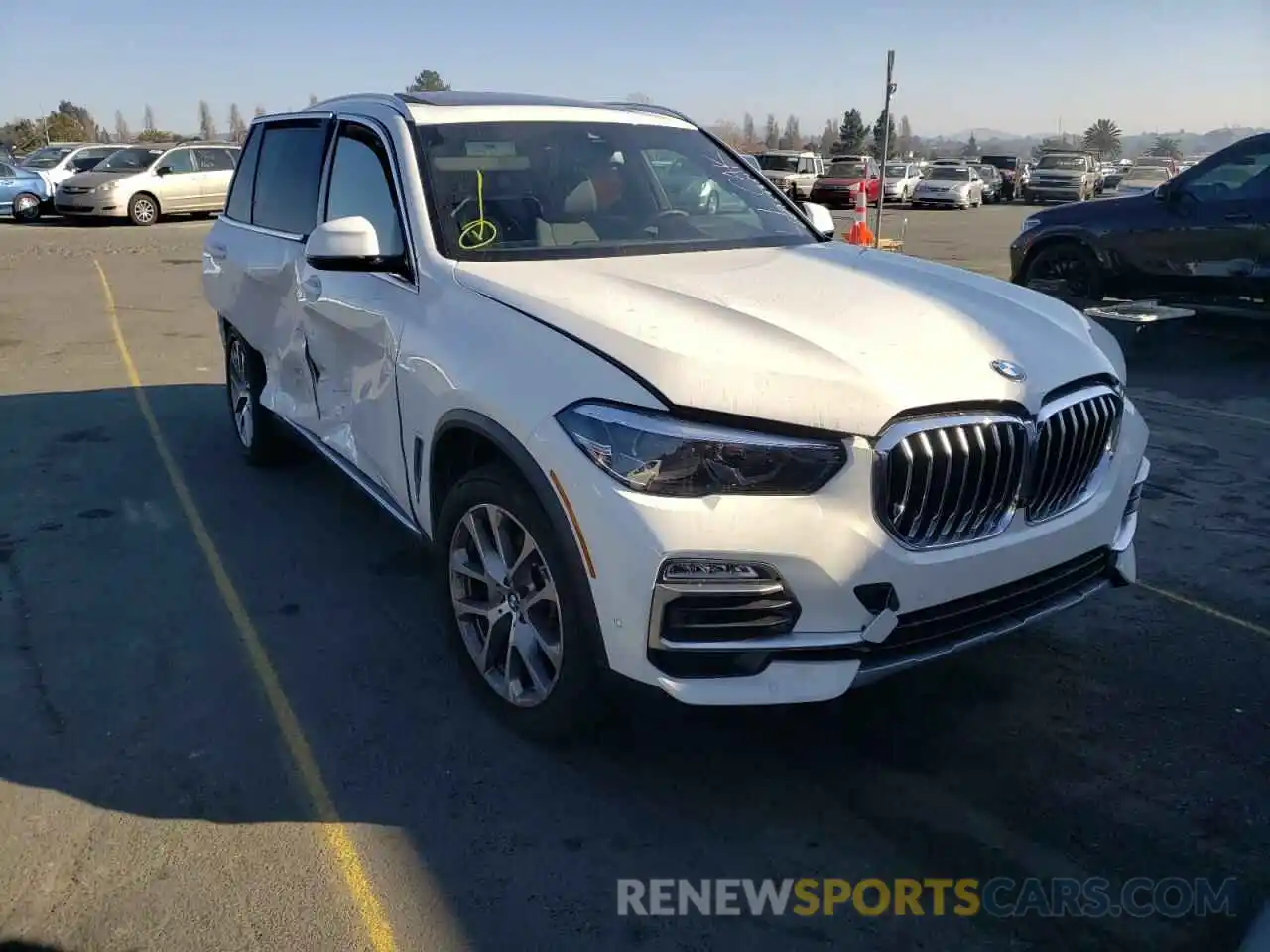 1 Photograph of a damaged car 5UXCR6C07LLL82966 BMW X5 2020